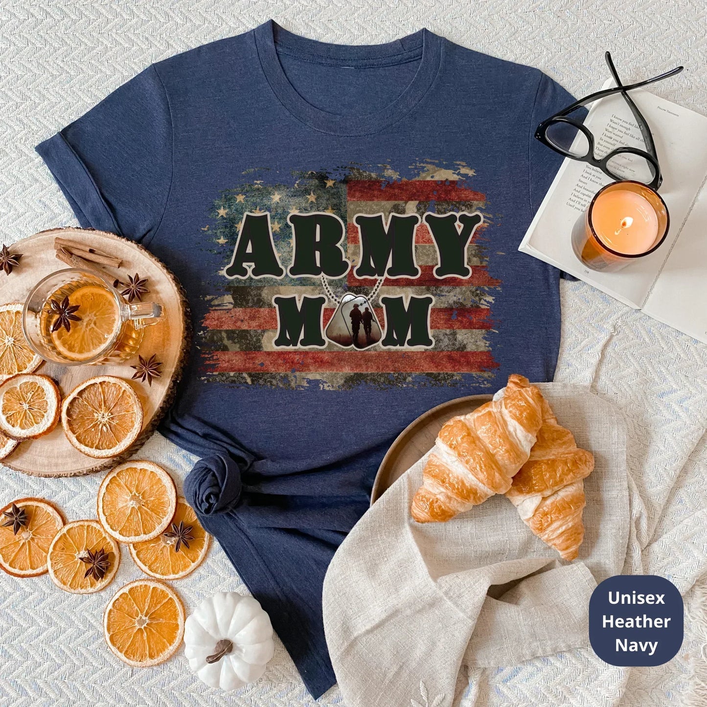 Army Mom Shirt, Military Mom Gift HMDesignStudioUS