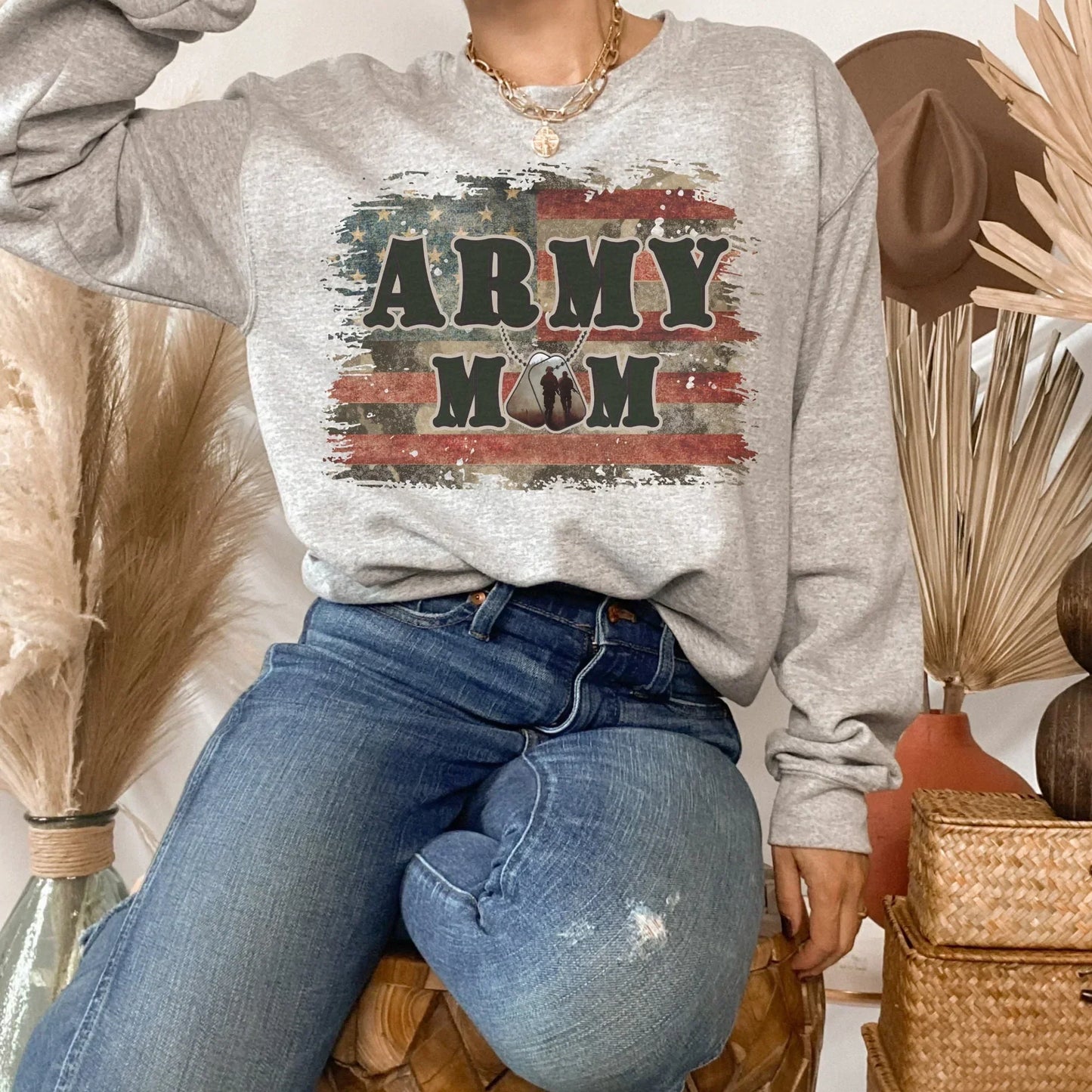 Army top mom shirts