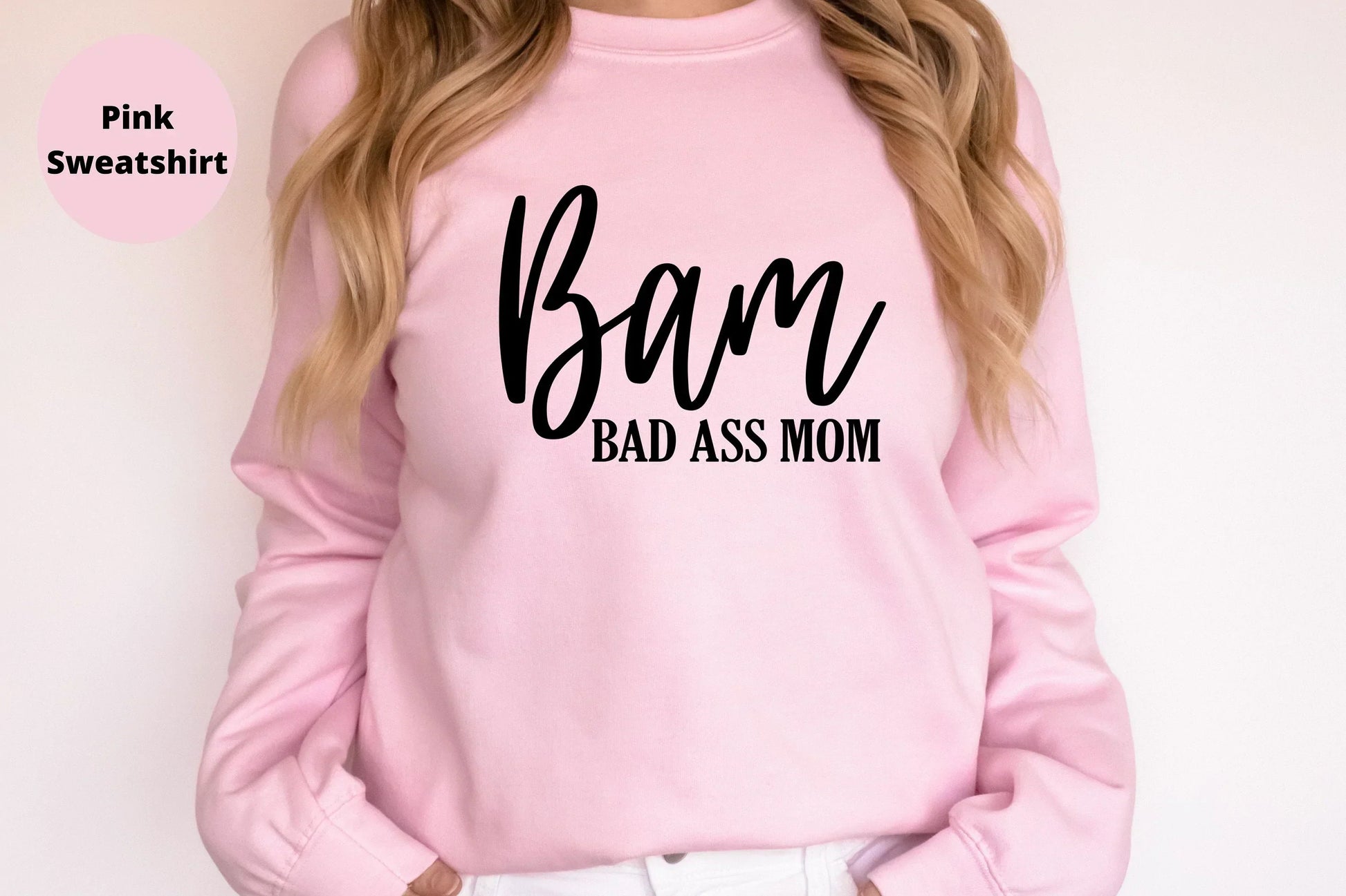 BAM - Bad Ass Mom Shirt, Mom Gift HMDesignStudioUS