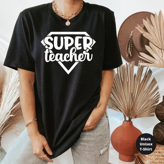 Best Teacher Shirt, Appreciation Gift for Elementary, Middle, High School Educator, Special Education Team, Back to School, 100th Day Tee HMDesignStudioUS