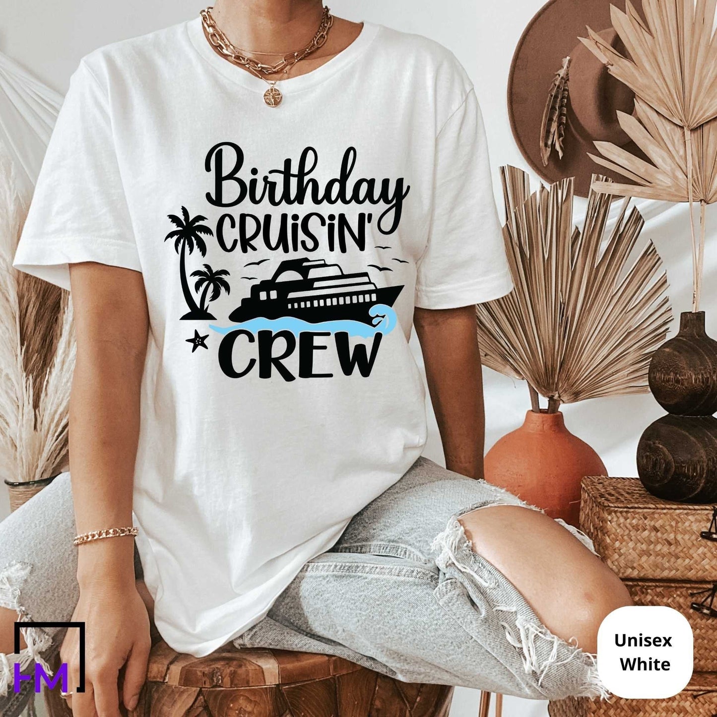 Birthday Cruisin Crew, Birthday Cruise Shirts