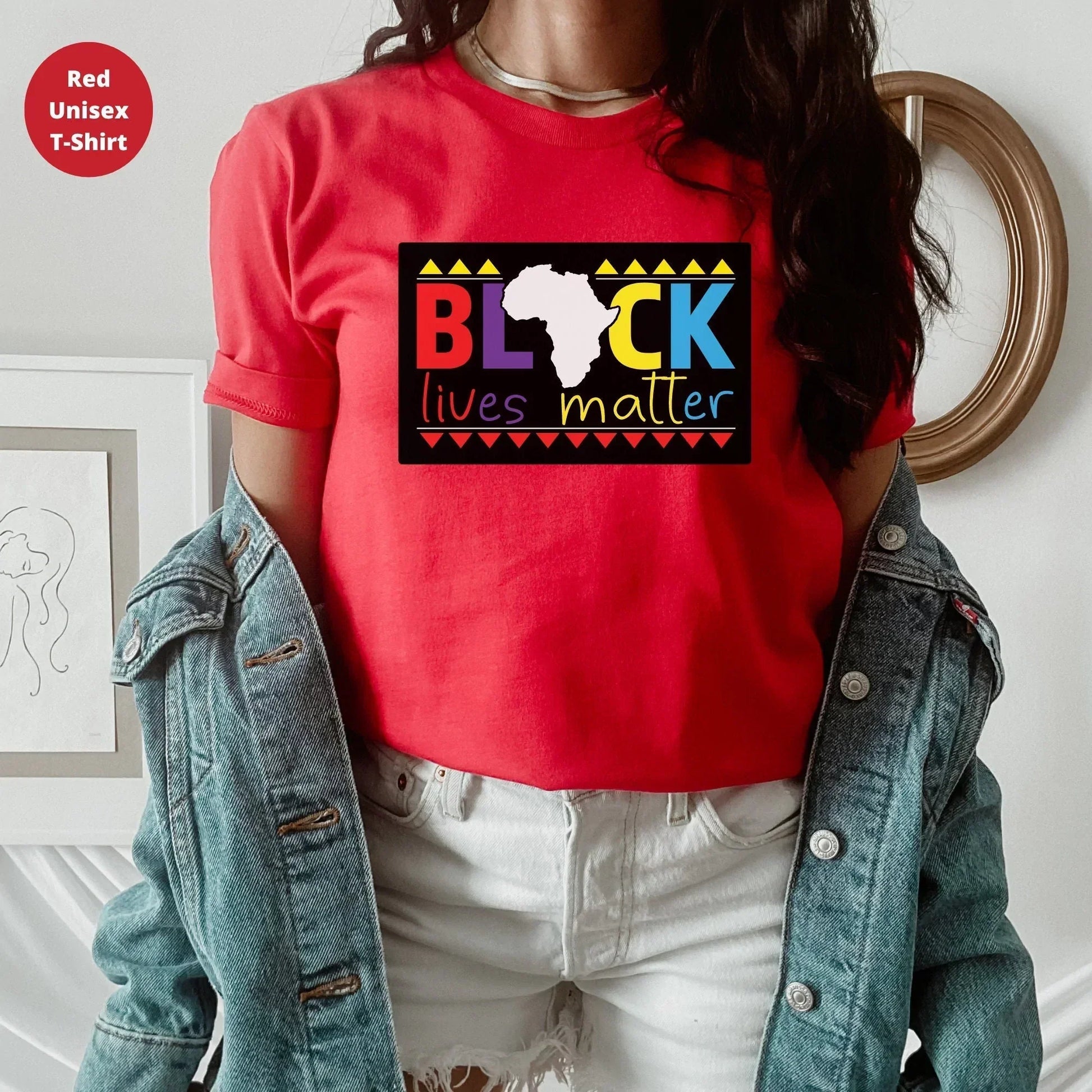 Black Lives Matter Shirt, BLM, BGM, Black Pride Gift, Afro Empowerment Sweatshirt, Equal Rights Hoodie, Black Girl Magic, Juneteenth T-shirt