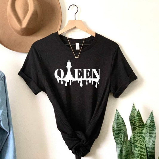 Black Queen Drip, Black Woman Shirts HMDesignStudioUS