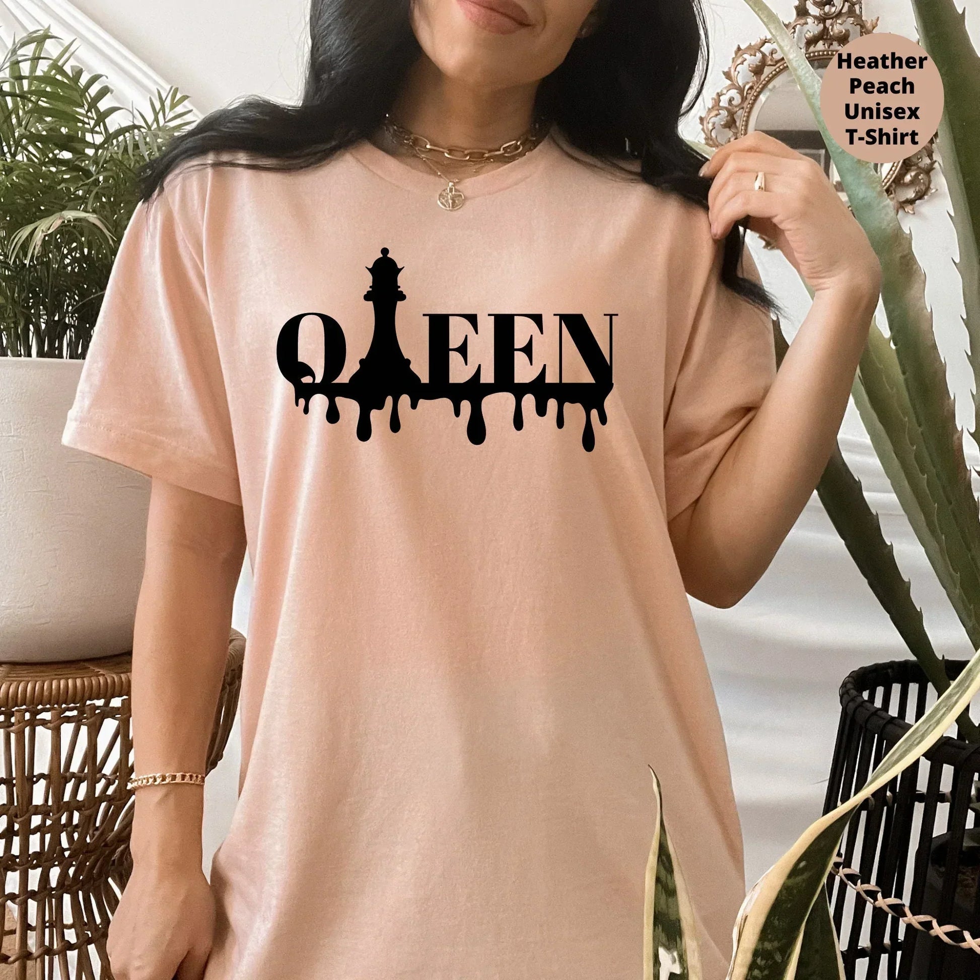 Black Queen T-Shirt, BGM Shirt, Black Pride, Gift for Her, Women's Empowerment Sweatshirt, Feminist Hoodie, Black Girl Magic, Juneteenth HMDesignStudioUS