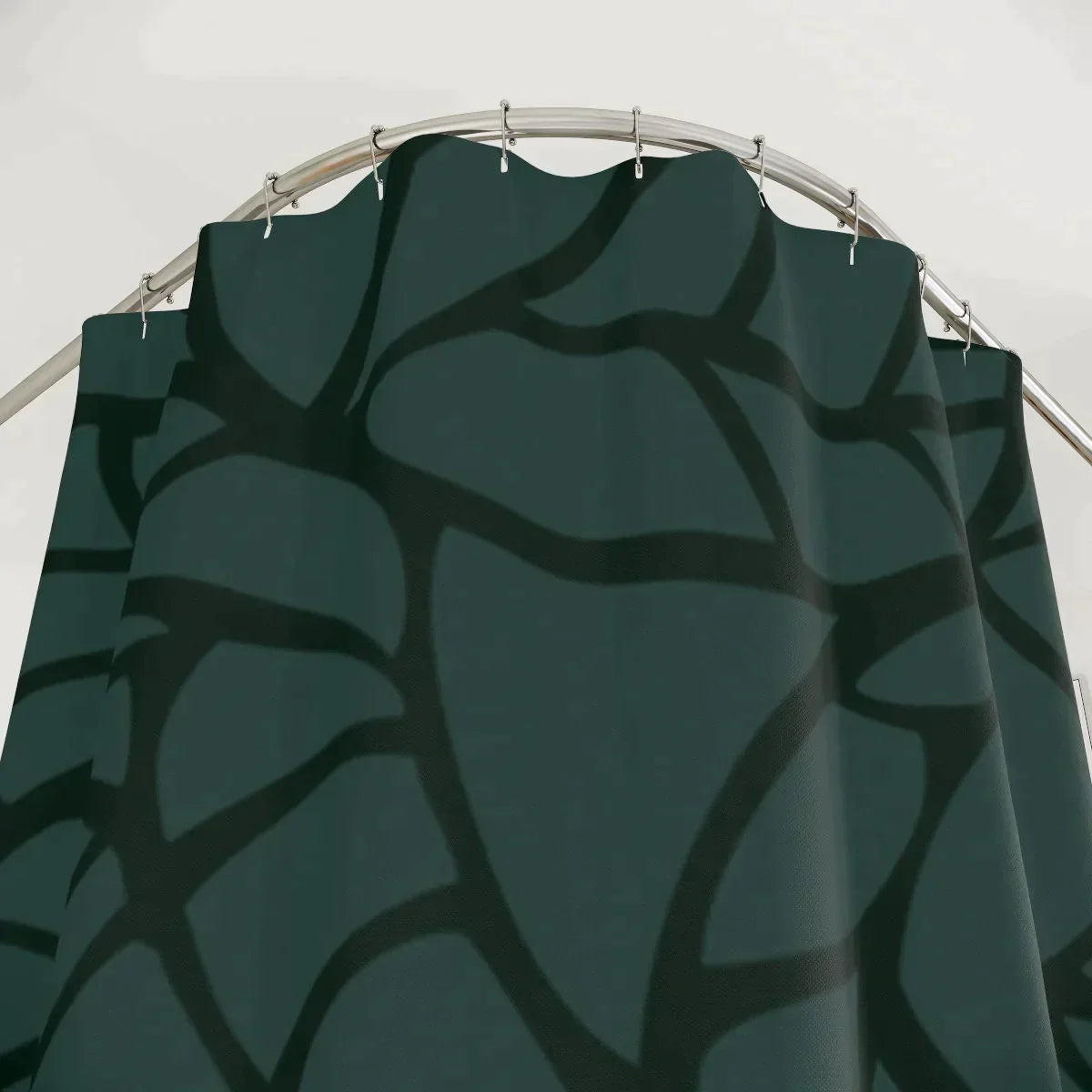 Boho Shower Curtain Bobo Green Shower Curtain, Cool Cute Bathroom Accessories, Groovy Retro Shower Curtain, Extra Long Shower Curtain