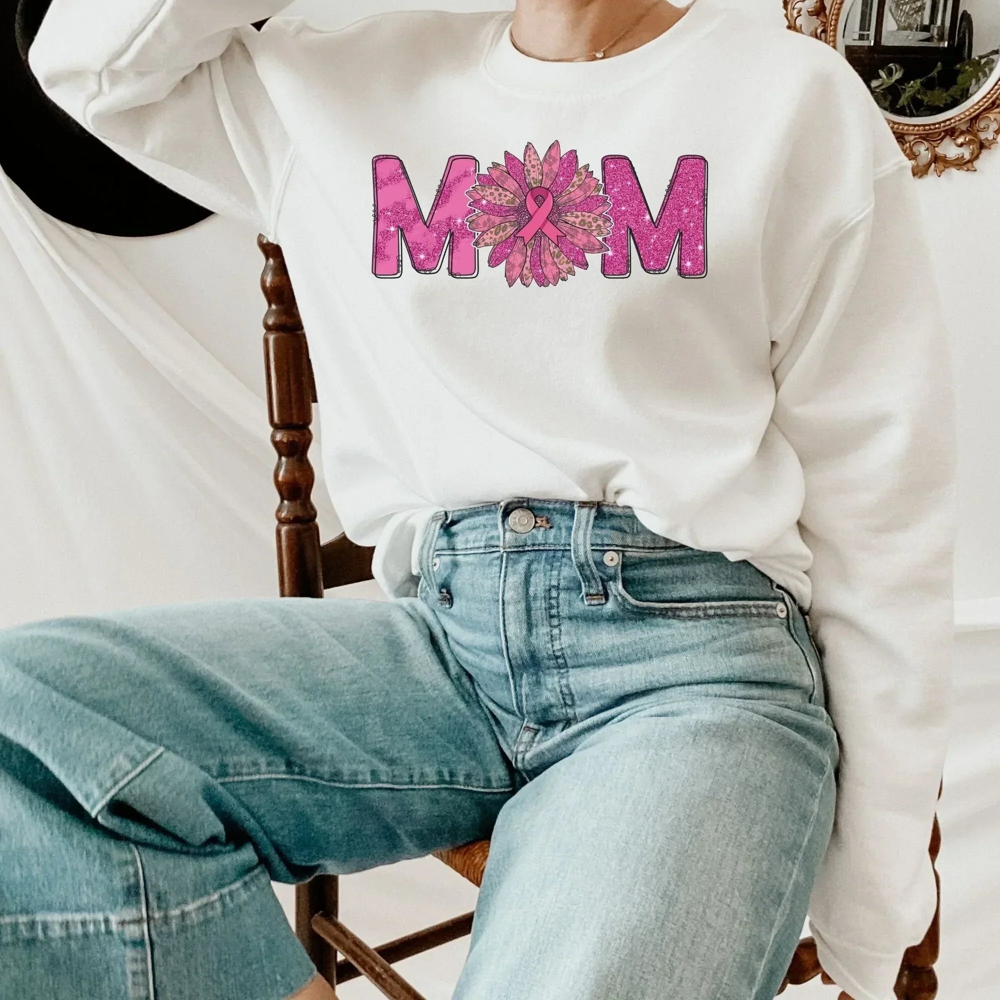 Pink top cancer sweatshirts