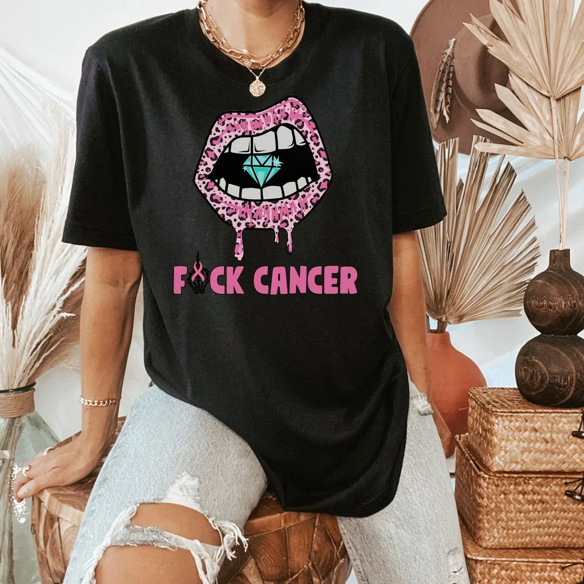 Breast Cancer Shirt, Never Give Up, Breast Cancer Gifts, Cancer Survivor Sweatshirt, Pink Fuck Cancer Tee, Awareness Month, Women's Hoodie