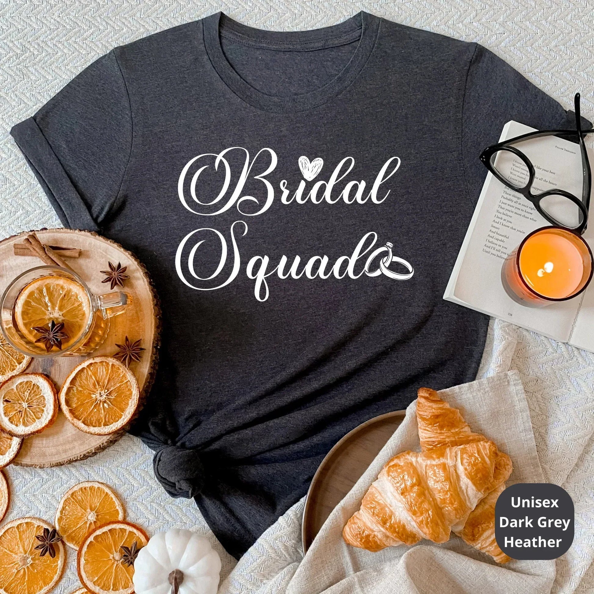 Bridal Party Shirts, Bridesmaid Shirts HMDesignStudioUS