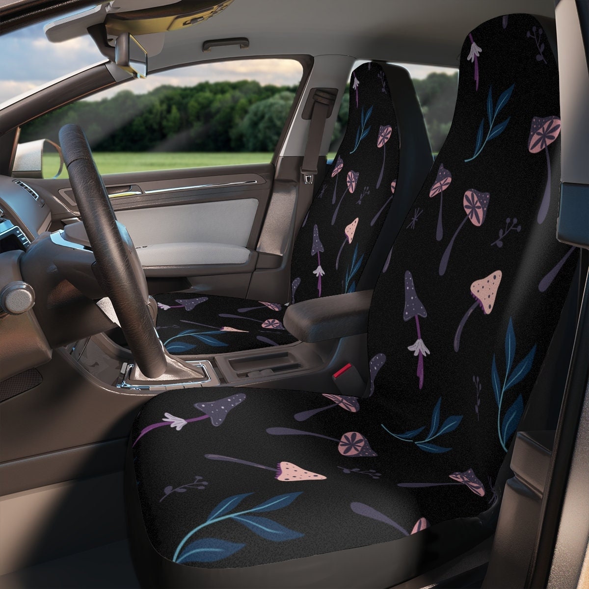Mushroom Car Seat Covers, Gift for Mushroom Lover