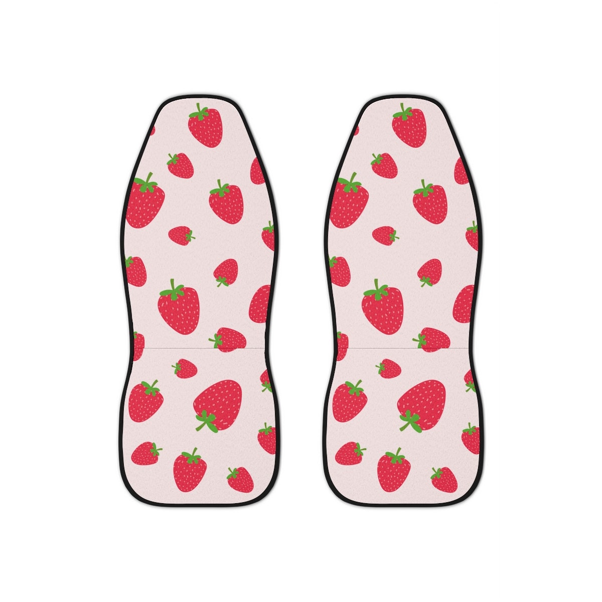 Car Seat Covers, Strawberry Cute Car Accessories for Women, Strawberries Hippie Car Decor, Universal  Chair Cover, Boho Vehicle Seat Cover HMDesignStudioUS