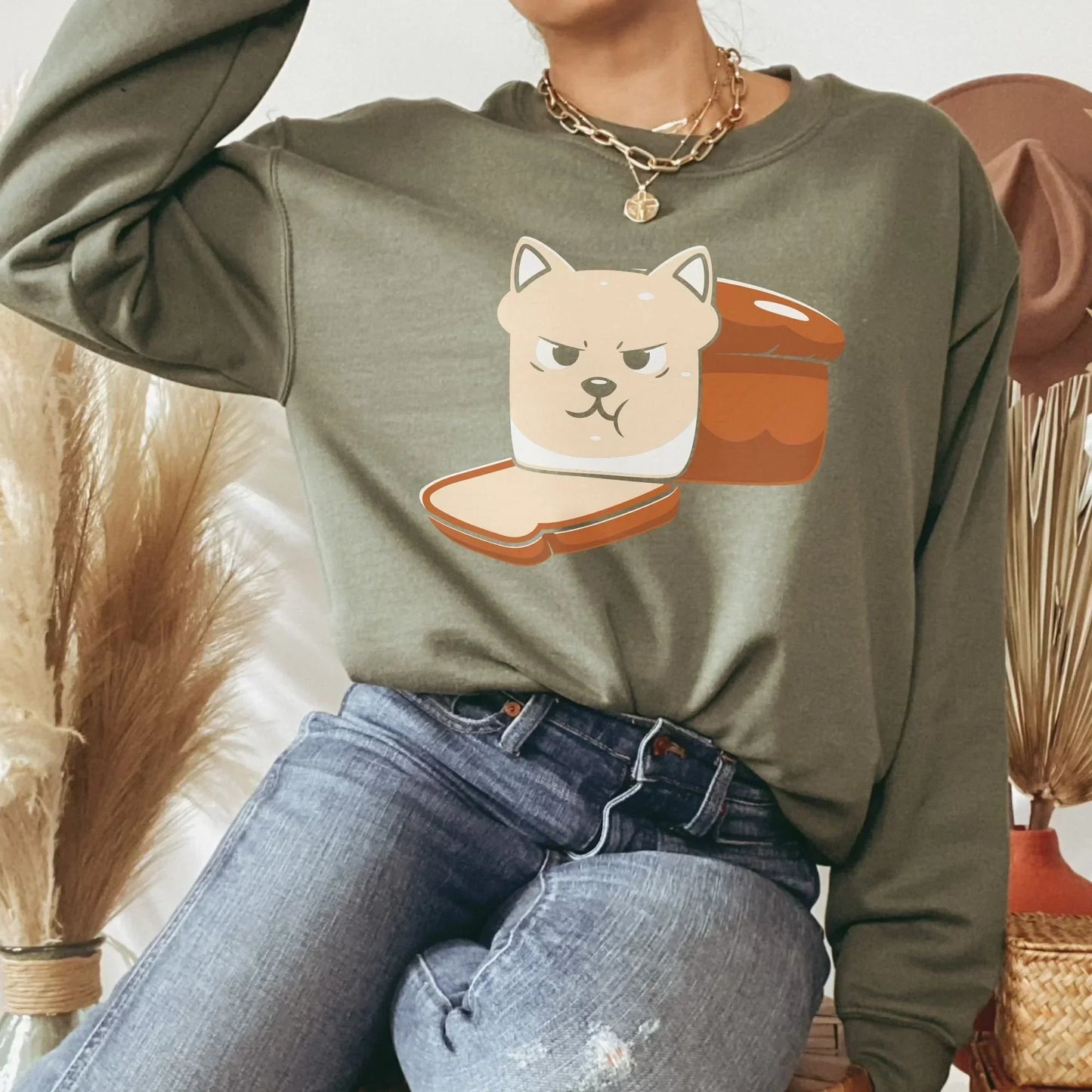 Cat Sweater, Cad Dad Gift, Halloween Cat Shirt, Cute Cat Hoodie, Black Cat themed Gifts,  Spooky Cat Mom Sweatshirt, Pussy Cat Mom Shirt HMDesignStudioUS