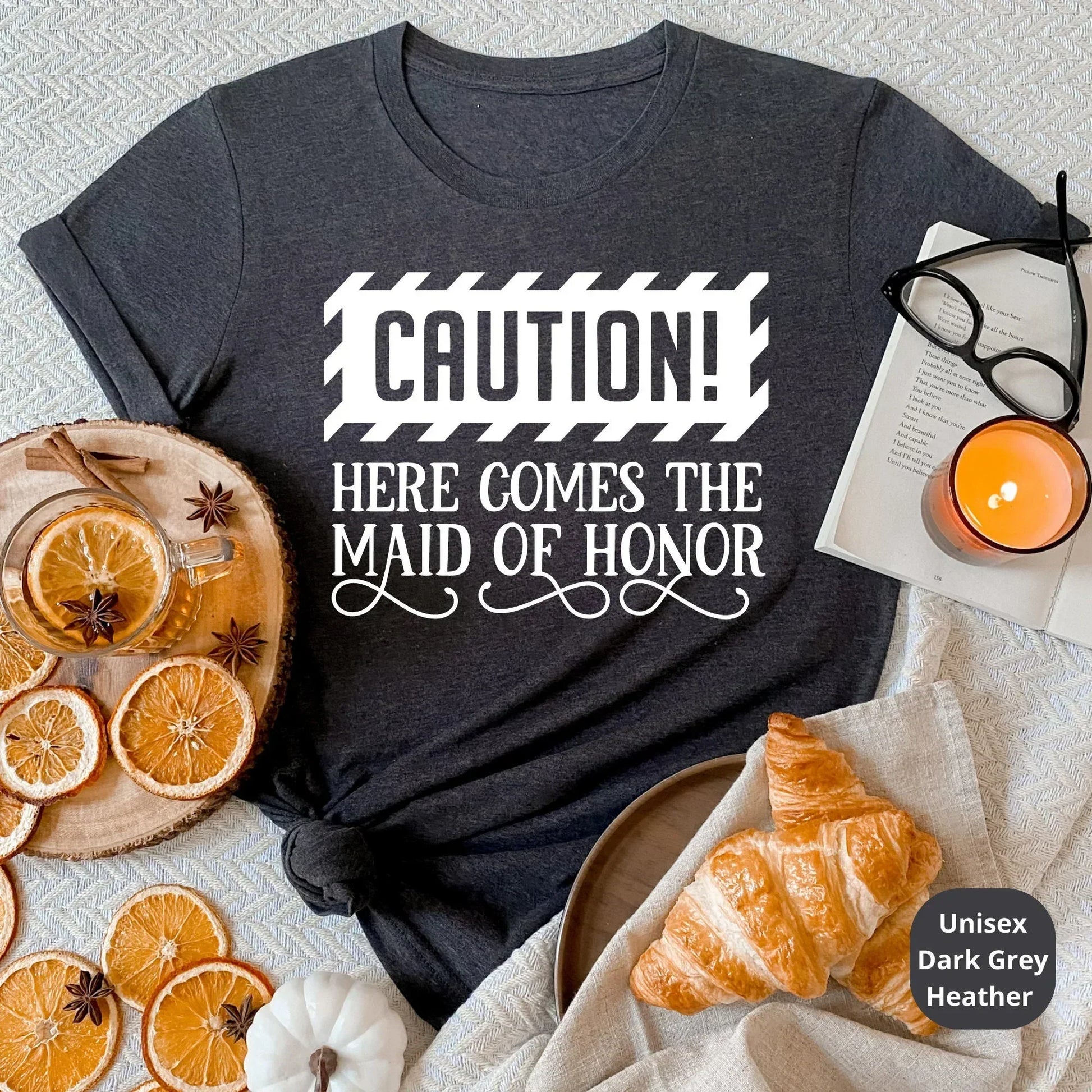Caution Funny Bachelorette Party Shirts, Funny Bridesmaids Gifts HMDesignStudioUS