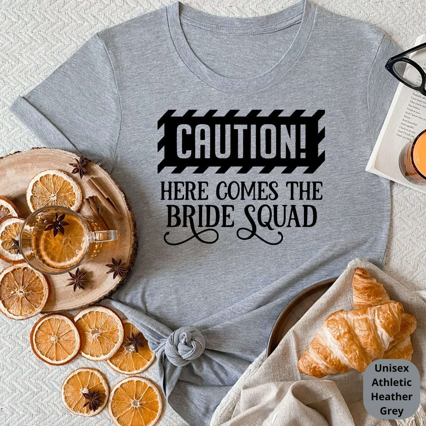 Caution Funny Bachelorette Party Shirts, Funny Bridesmaids Gifts HMDesignStudioUS