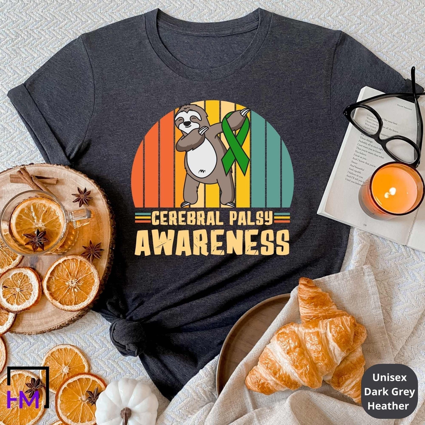 Cerebral Palsy Awareness Shirt, Warrior Gift, CP Awareness, Cerebral Palsy Gifts, Survivor Support Matching Group Tops, Tees & Sweatshirts