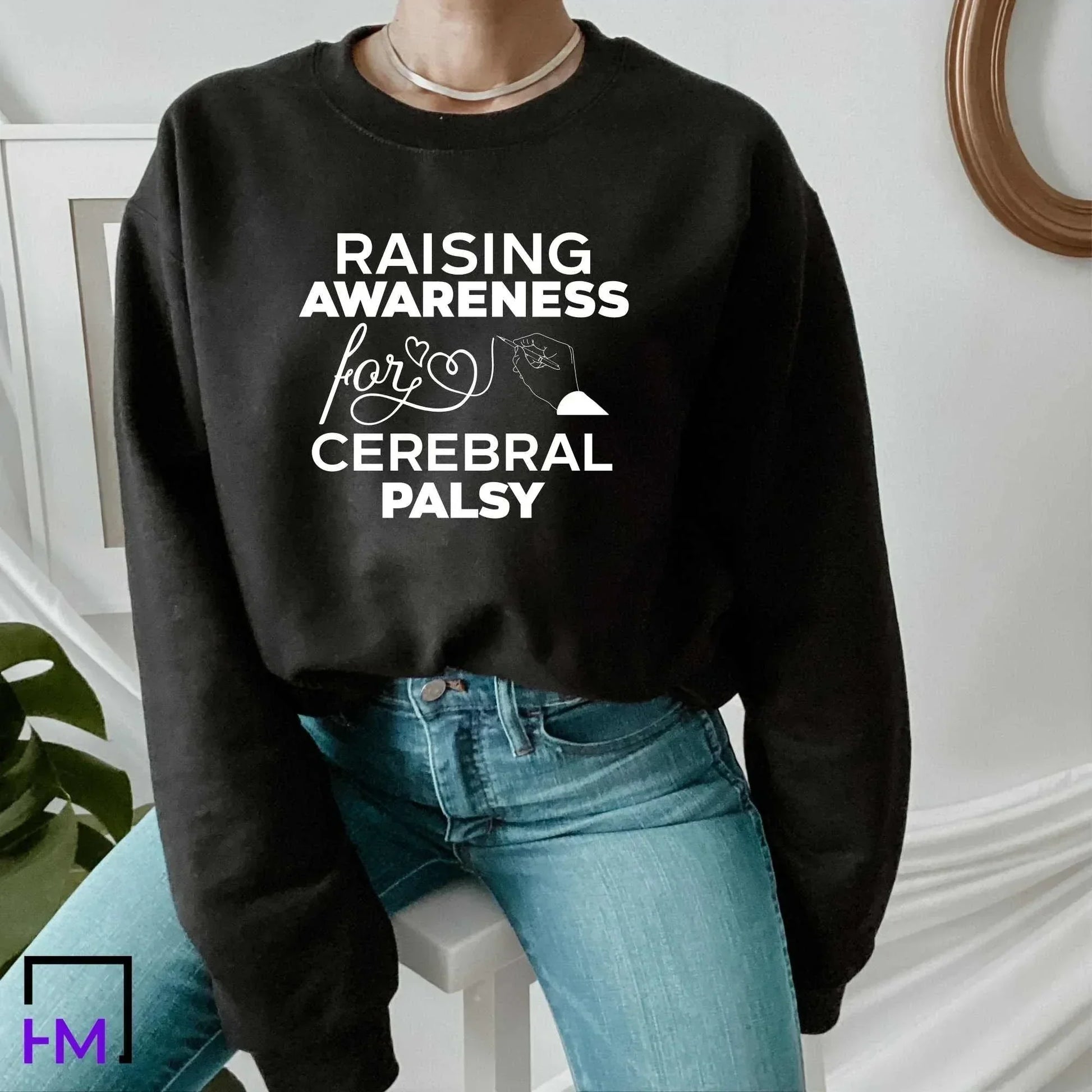 Cerebral Palsy Shirt, Cerebral Palsy Gifts, Cerebral Palsy Awareness Shirt, Cerebral Palsy Support Shirt, Cerebral Palsy Survivor Gift Shirt HMDesignStudioUS