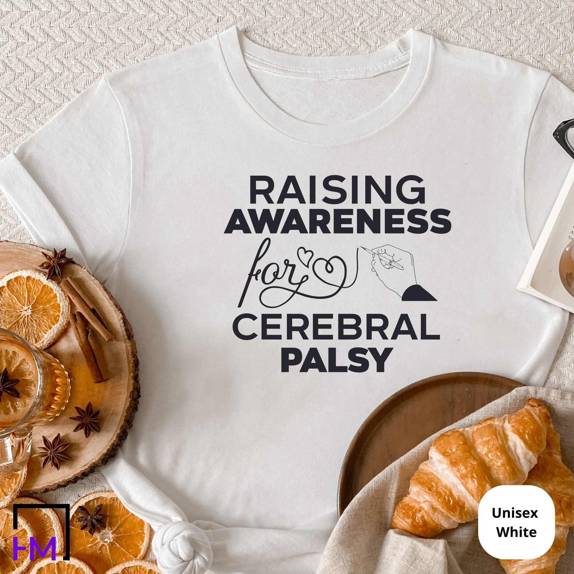 Cerebral Palsy Shirt, Cerebral Palsy Gifts, Cerebral Palsy Awareness Shirt, Cerebral Palsy Support Shirt, Cerebral Palsy Survivor Gift Shirt HMDesignStudioUS