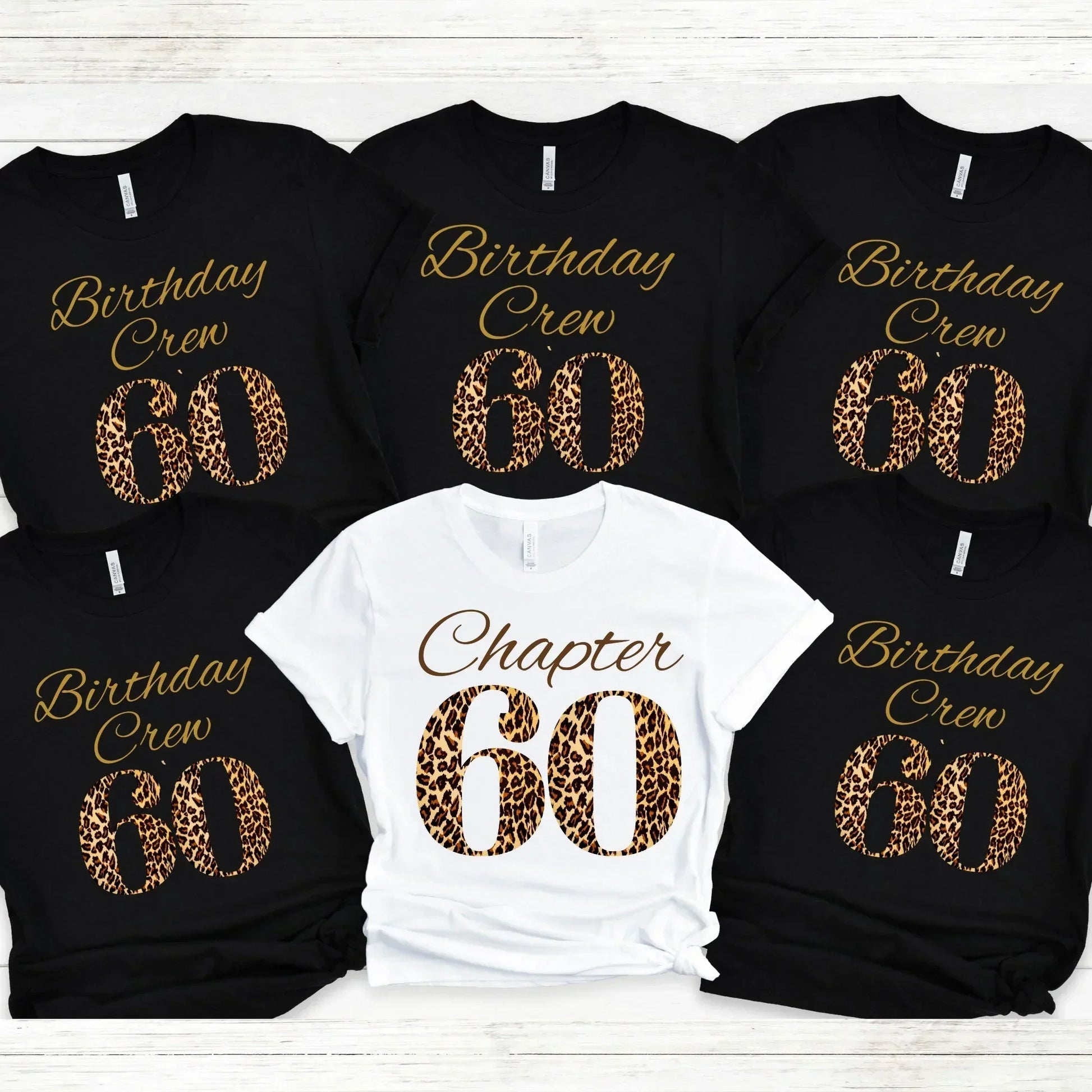 Chapter 60 Birthday Shirt, Leopard 60th Birthday Shirt for Women HMDesignStudioUS