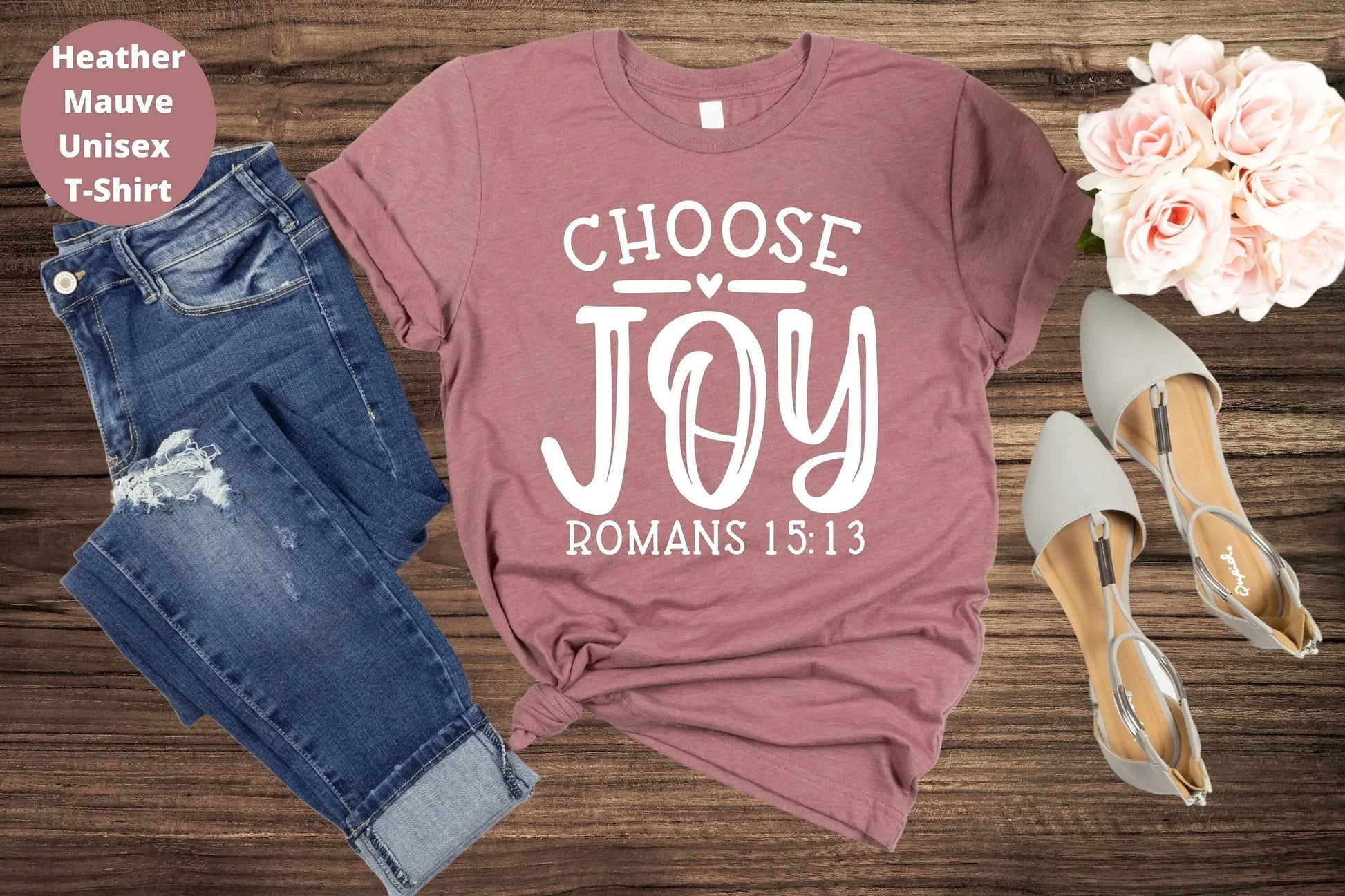 Choose Joy, Christian Faith Inspired Shirt HMDesignStudioUS