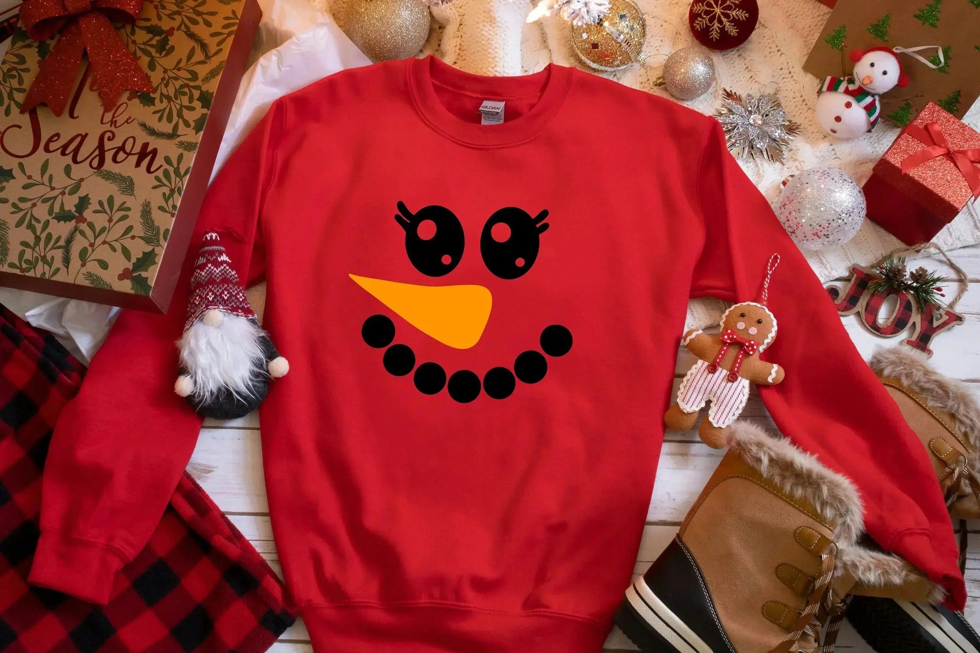 Christmas Sweatshirt, Snowman Shirt, Merry Christmas Shirt, Christmas Shirt For Family, Christmas Pajama, Christmas Family Matching Shirt HMDesignStudioUS