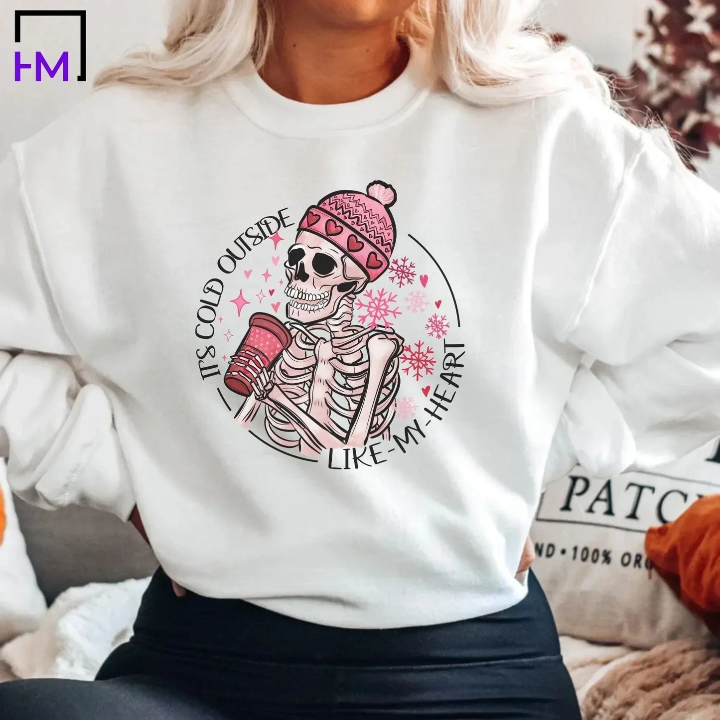 Coffee Is My Valentine Shirt,Howdy Skeleton Drinks Coffee Shirt, Valentines Day Womens Crewneck, Valentines Day Gift, Skeleton Valentine;s Sweater