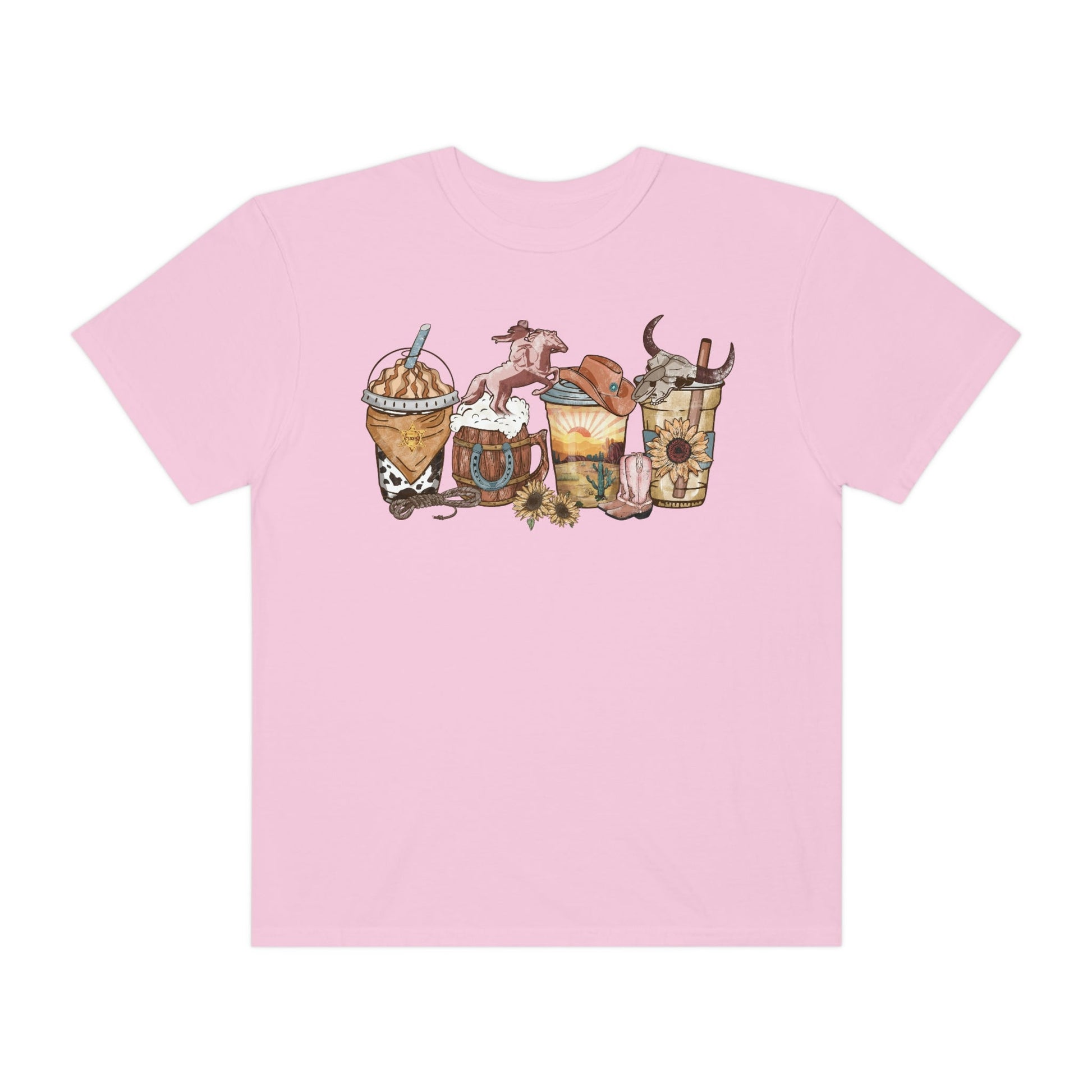 Coffee Lovers Western Graphic Tee | Cowgirl T-Shirt
