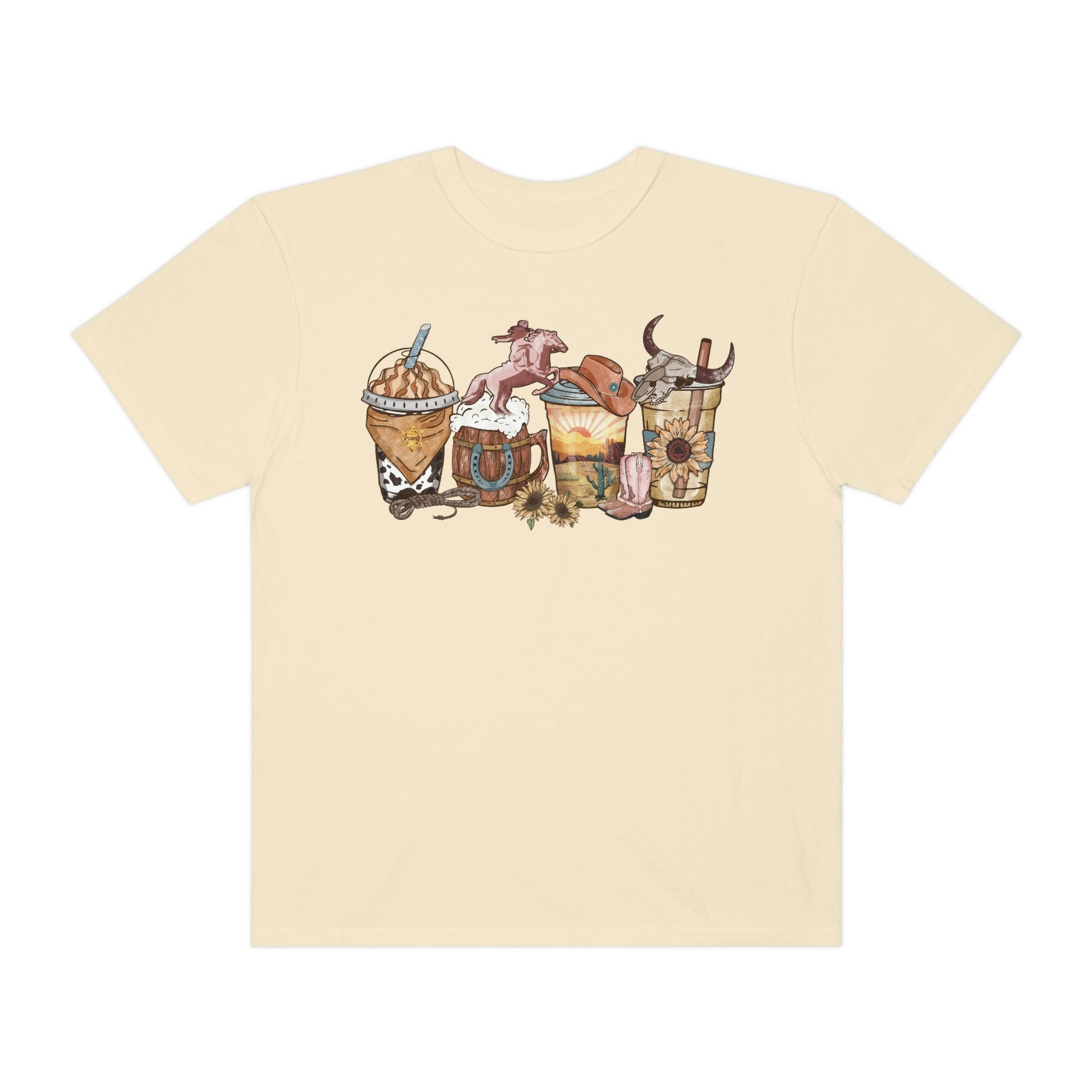 Coffee Lovers Western Graphic Tee | Cowgirl T-Shirt