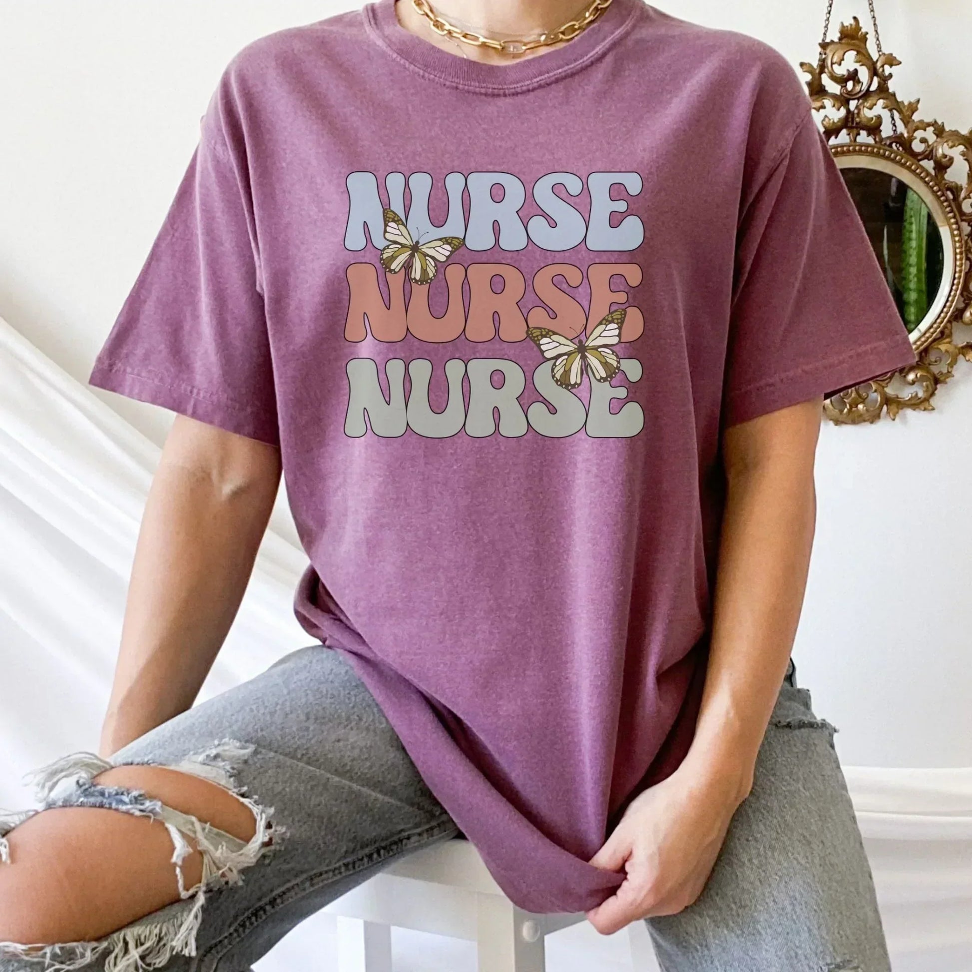 Comfort Colors, Nurse Practitioner Gifts, ER Nurse Shirt, Emergency Nurse, Labor and Delivery, Future Nurse, ICU Nurse, Registered Nurse HMDesignStudioUS