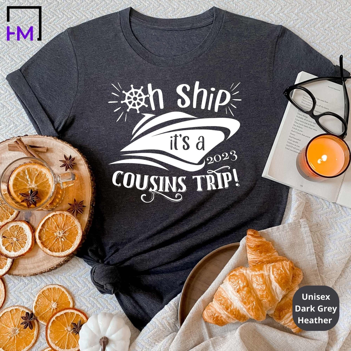 Cousin Crew Shirts, 2023 Cousins Cruise T-shirts, Matching Family Vacation Tees, Cousin gifts, Christmas Cousin Girls or Guys Holiday Trip HMDesignStudioUS
