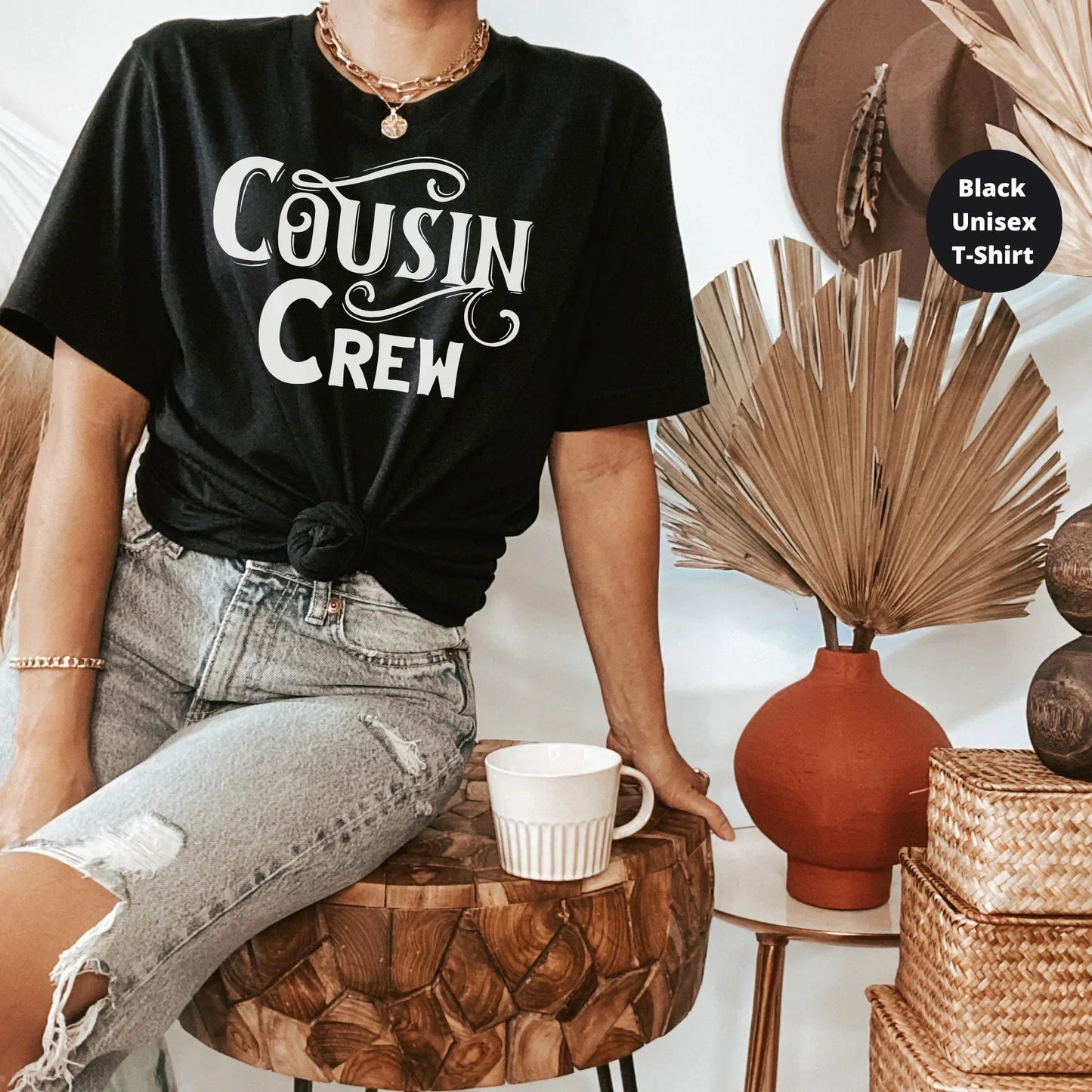 Cousin Crew Shirts, Matching Family Vacation Shirts, Funny Cousin gifts, Cousin shirts, Christmas Cousin Crew, Girls or Guys Trip Sweaters HMDesignStudioUS
