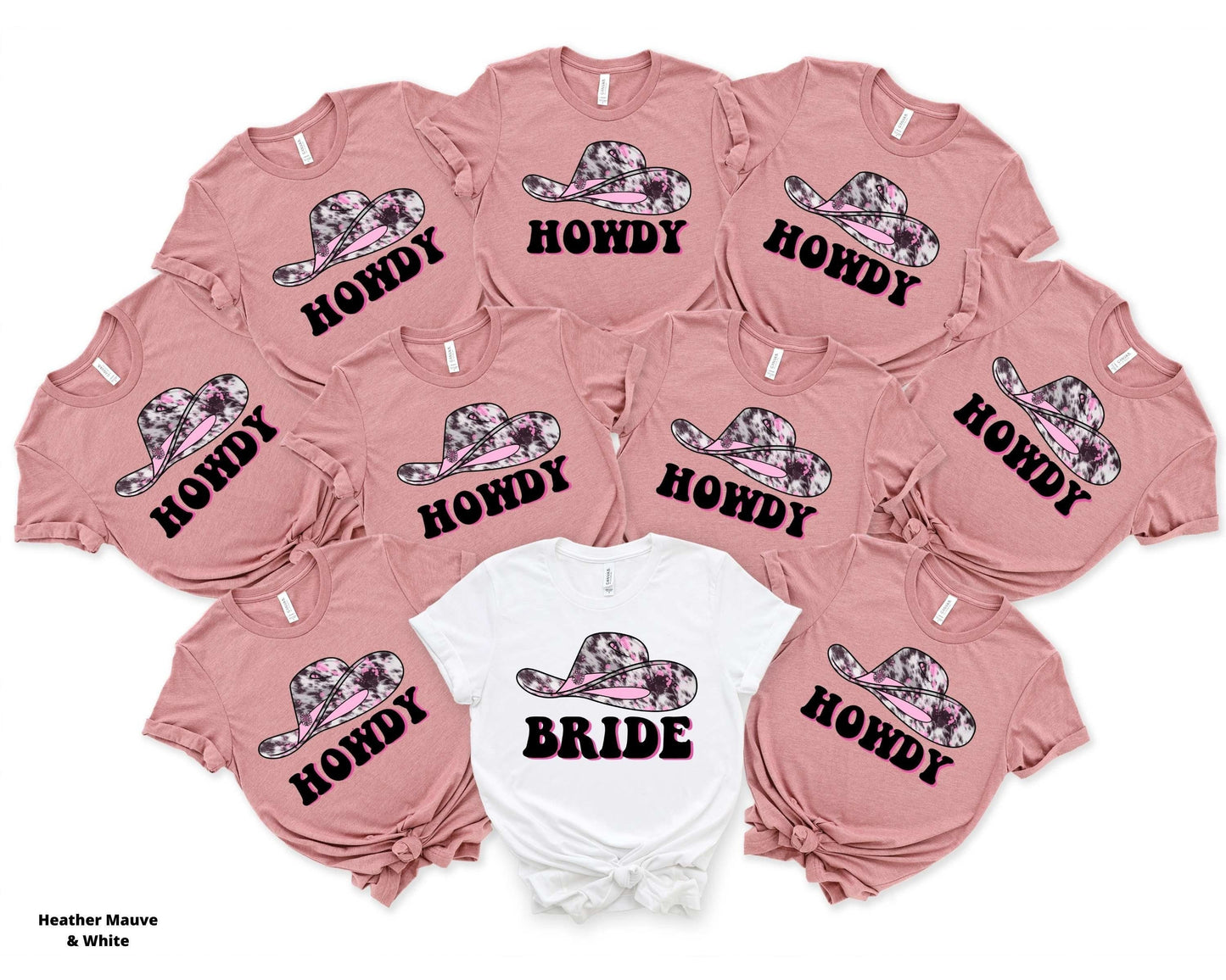 Cowgirl Bachelorette Party Shirts, Funny Bridesmaids Gifts