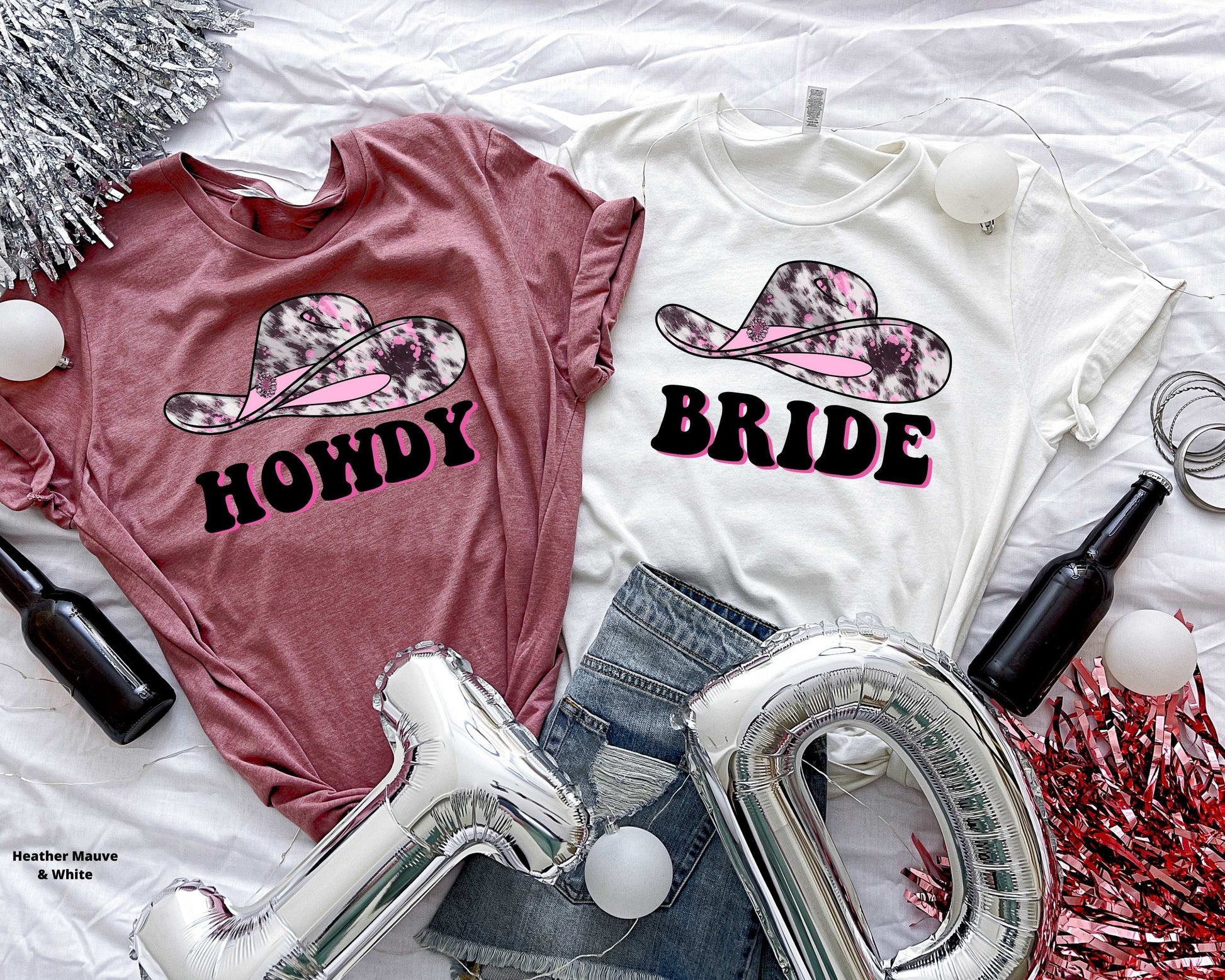 Cowgirl Bachelorette Party Shirts, Funny Bridesmaids Gifts HMDesignStudioUS