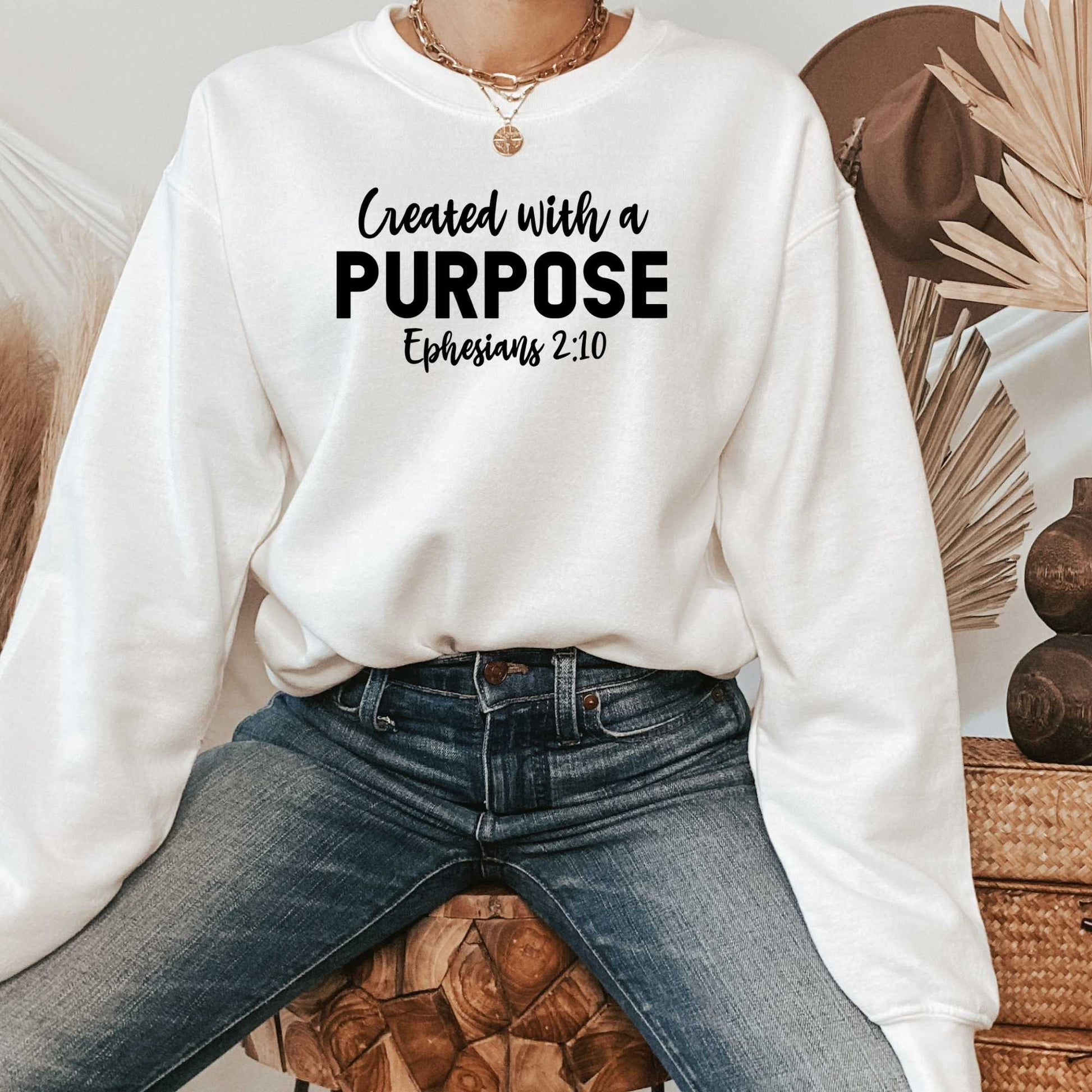 Created with a Purpose, Bible Verses Christian Shirt