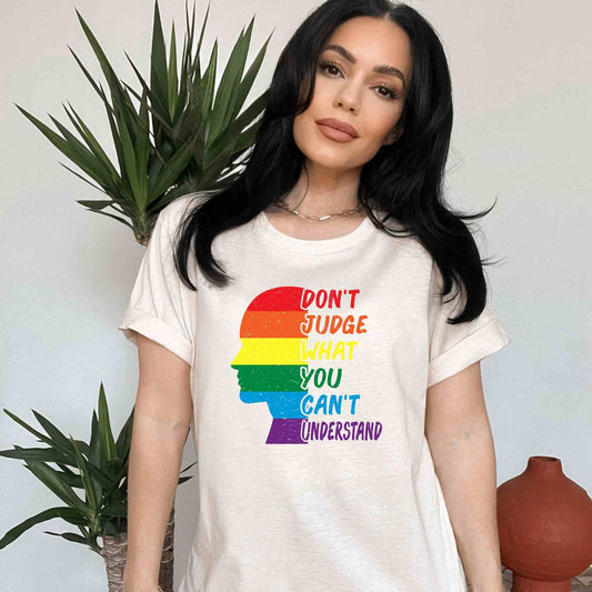 Don't Judge What you Can't Understand Rainbow Pride Shirt, Gay Pride Shirt, LGBTQ Ally Shirt HMDesignStudioUS