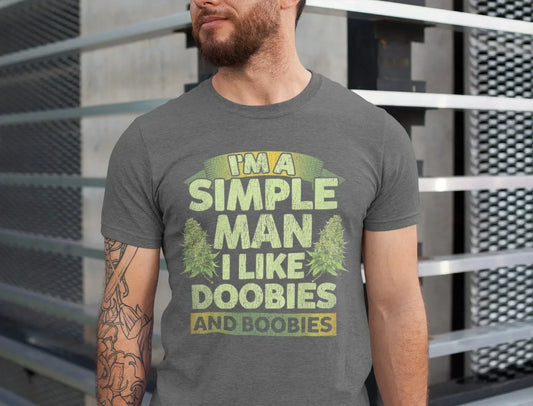 Doobies and Boobies, Stoner Shirt HMDesignStudioUS