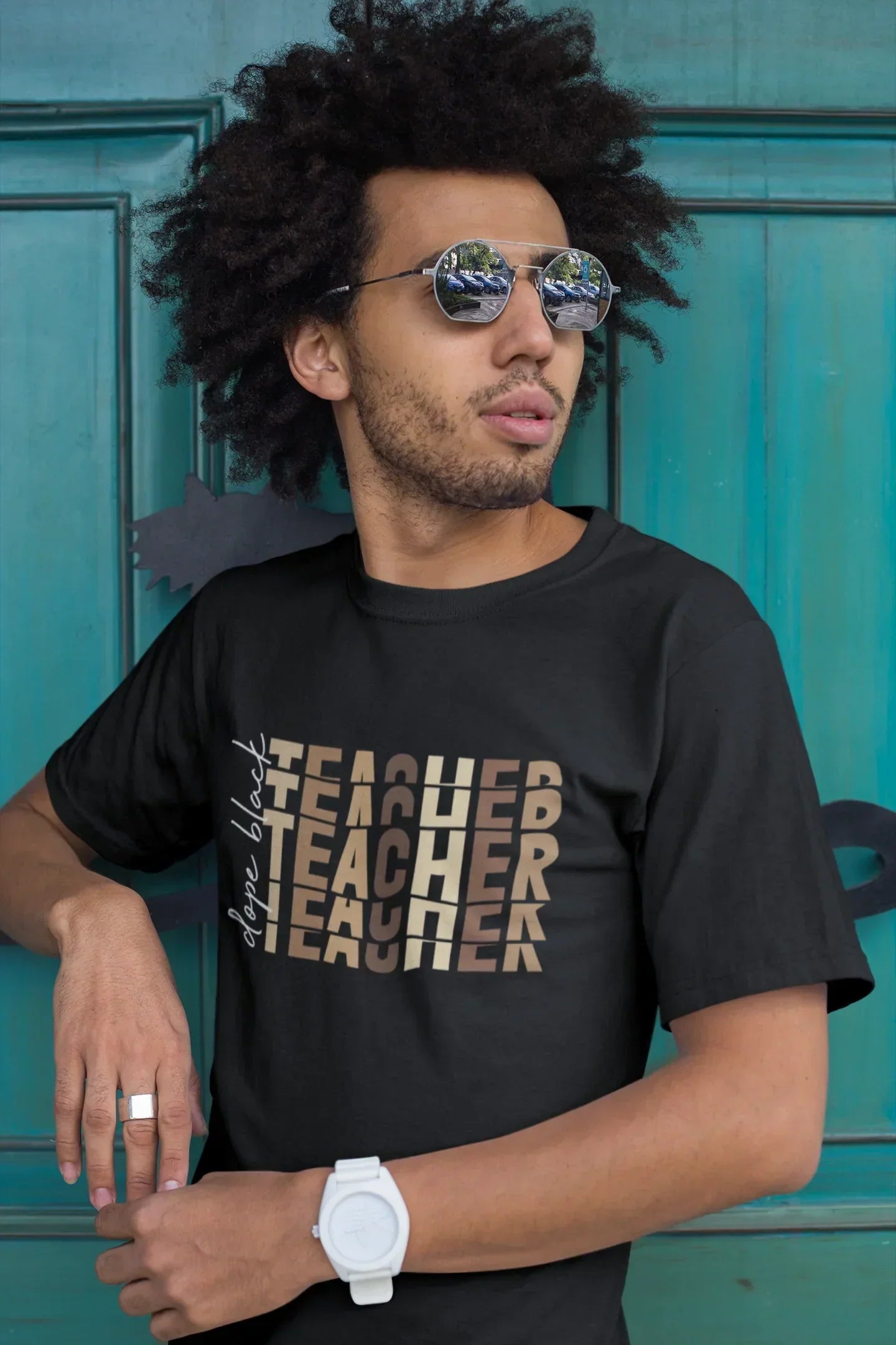 Dope Black Teachers T-Shirt, Black Teacher Sweatshirt, Black Pride Hoodie