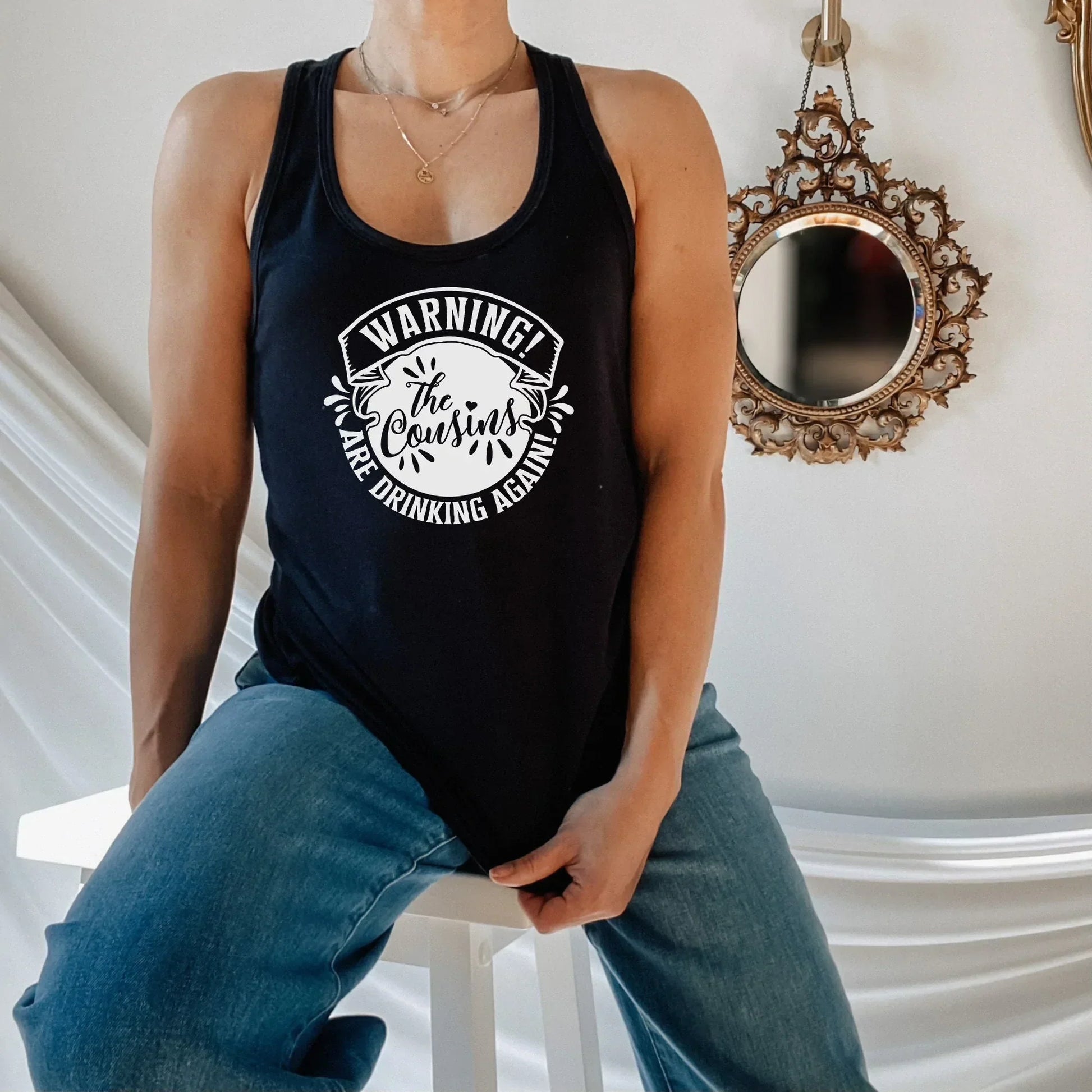 Drinking Cousin Crew Shirts, Matching Family Vacation Tees and Tank Tops HMDesignStudioUS
