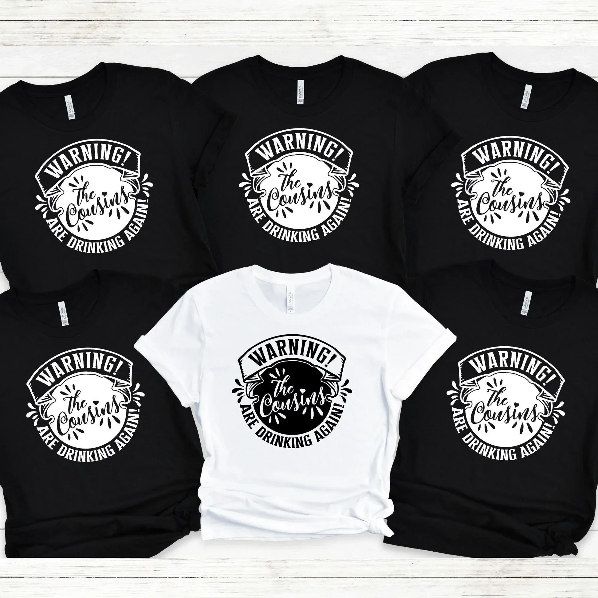 Drinking Cousin Crew Shirts, Matching Family Vacation Tees and Tank Tops HMDesignStudioUS