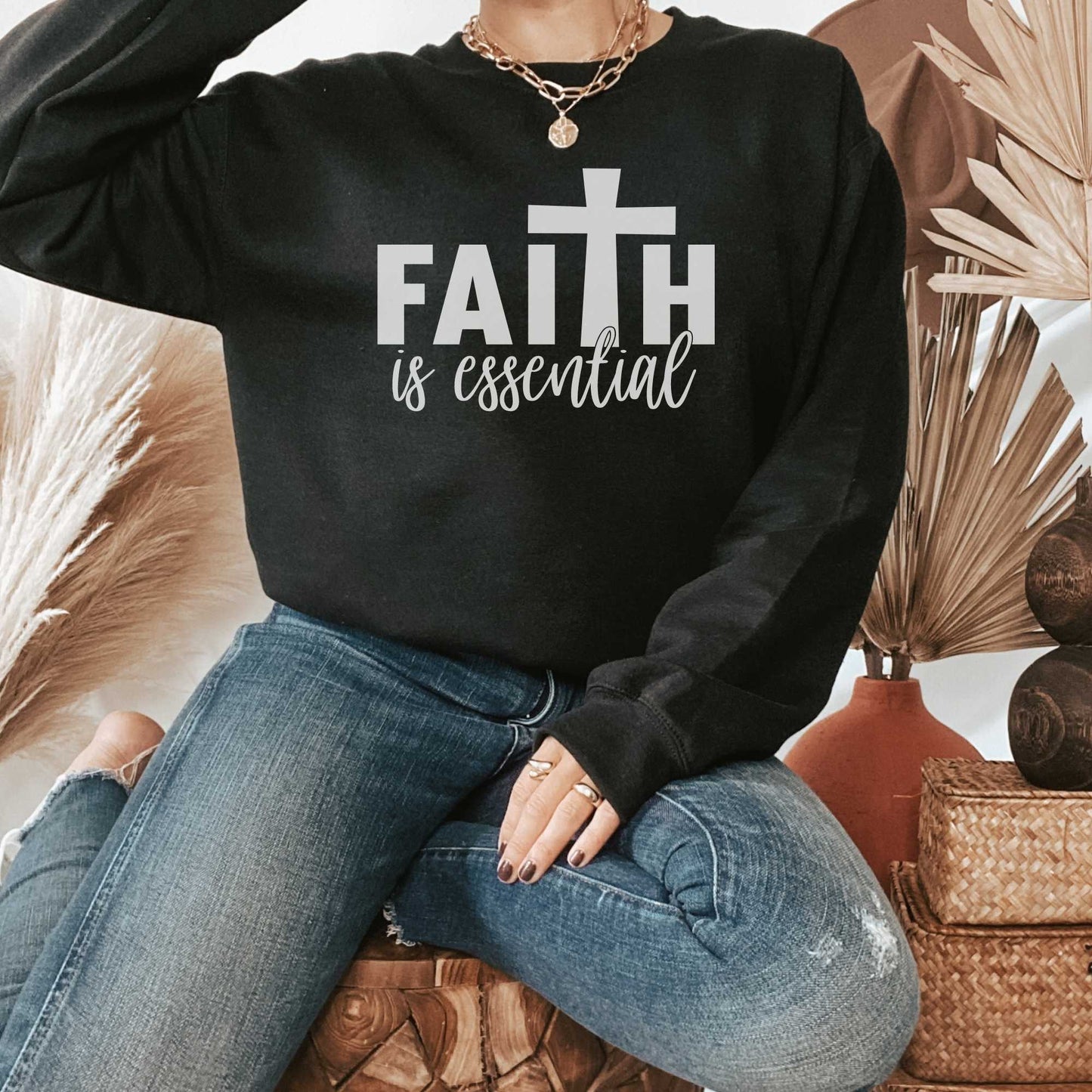Faith is Essential Shirts about God for Women and Men