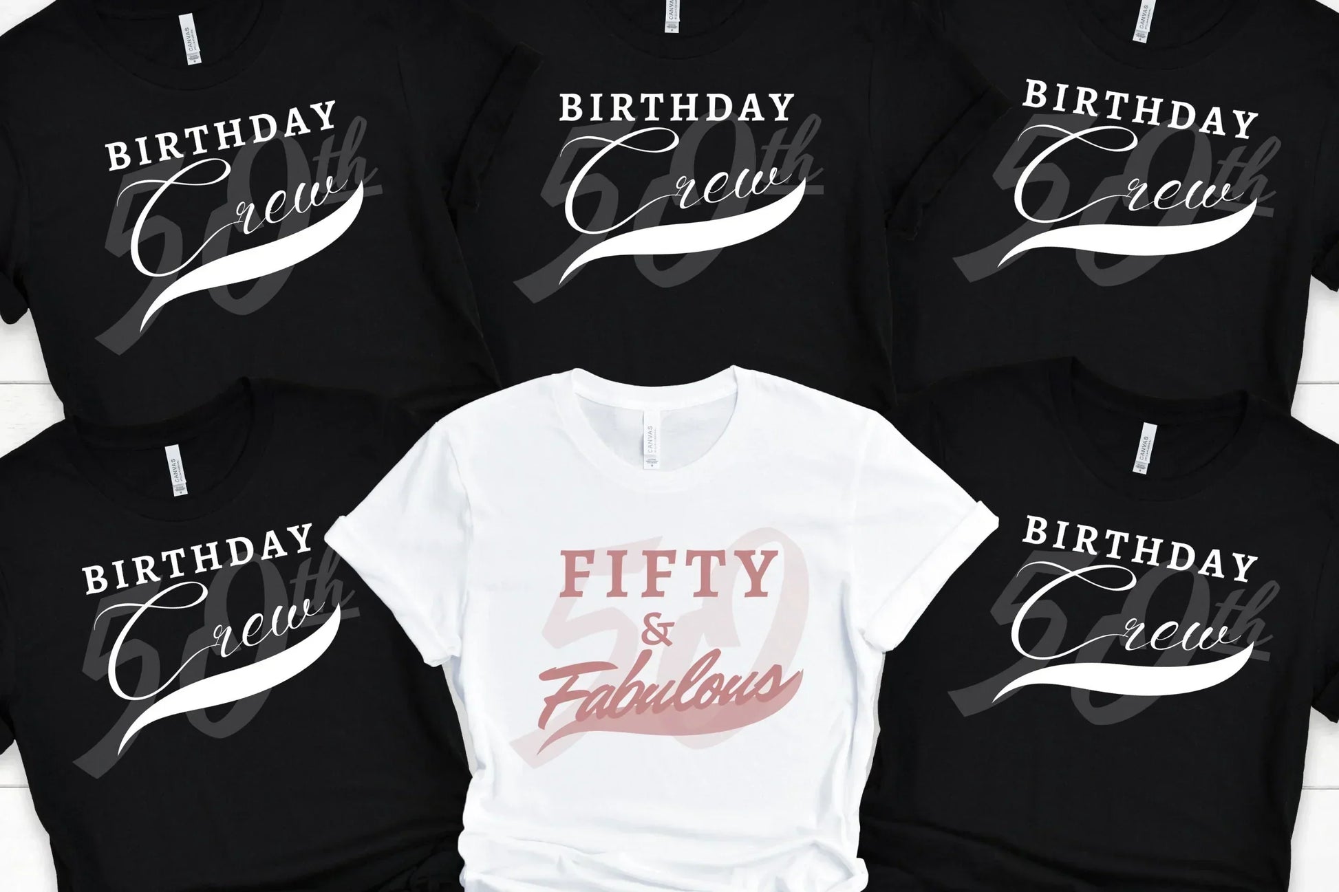 Fifty and Fabulous Shirt, 50th Birthday Shirt - Celebrate Your Milestone in Style!