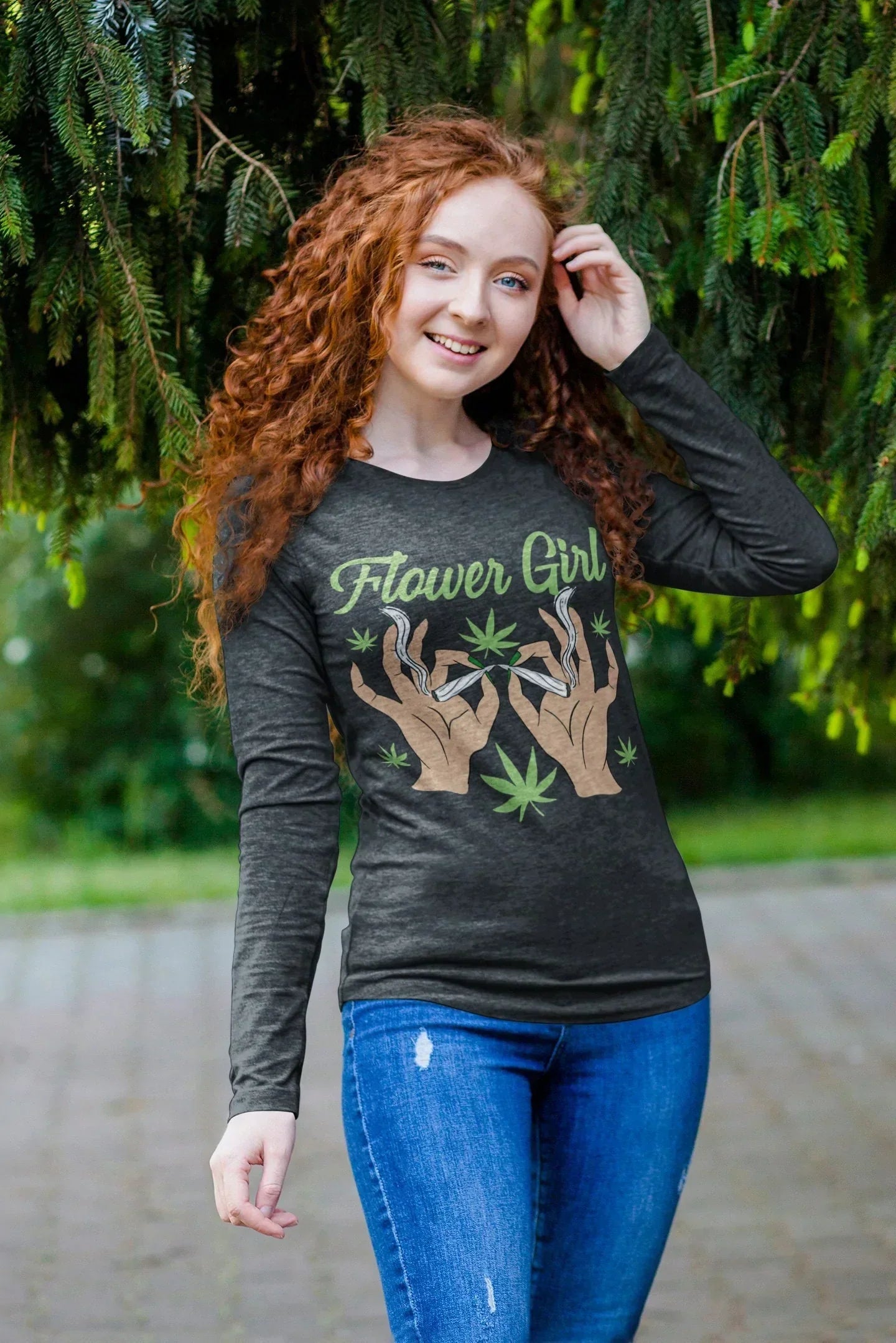 Flower Girl Stoner Shirt