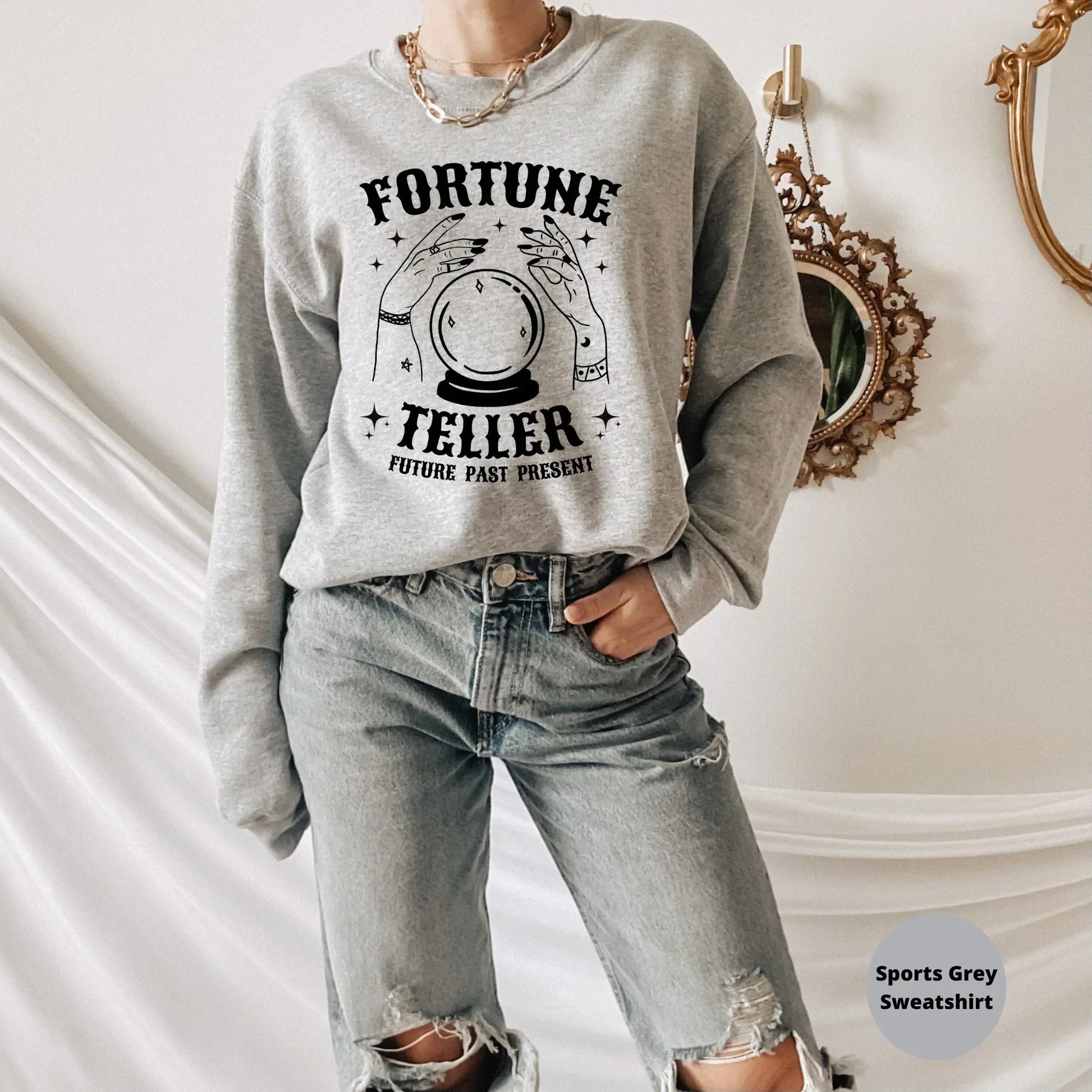 Fortune Teller Shirt, Halloween Sweater