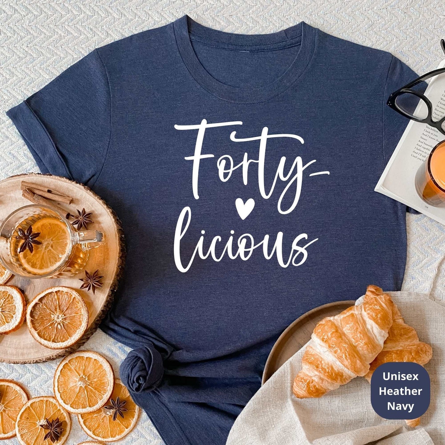 Forty-Licioius & Forty-Licious Squad, 40th Birthday Party Shirts HMDesignStudioUS