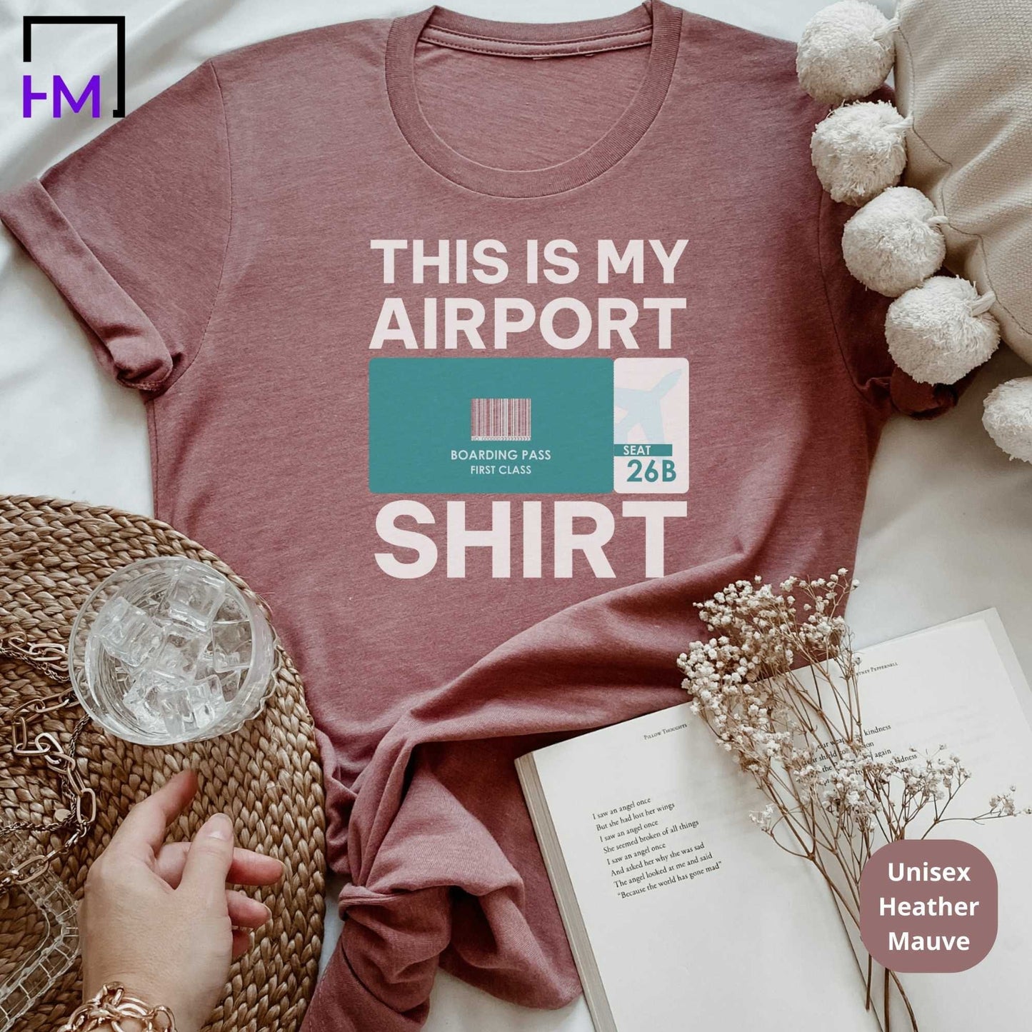 Funny Airport Shirt | Pilots, Flight Attendants, Frequent Fliers, Vacationers, Girls Sisters Trip, Mother Daughter Vacation, Besties Reunion