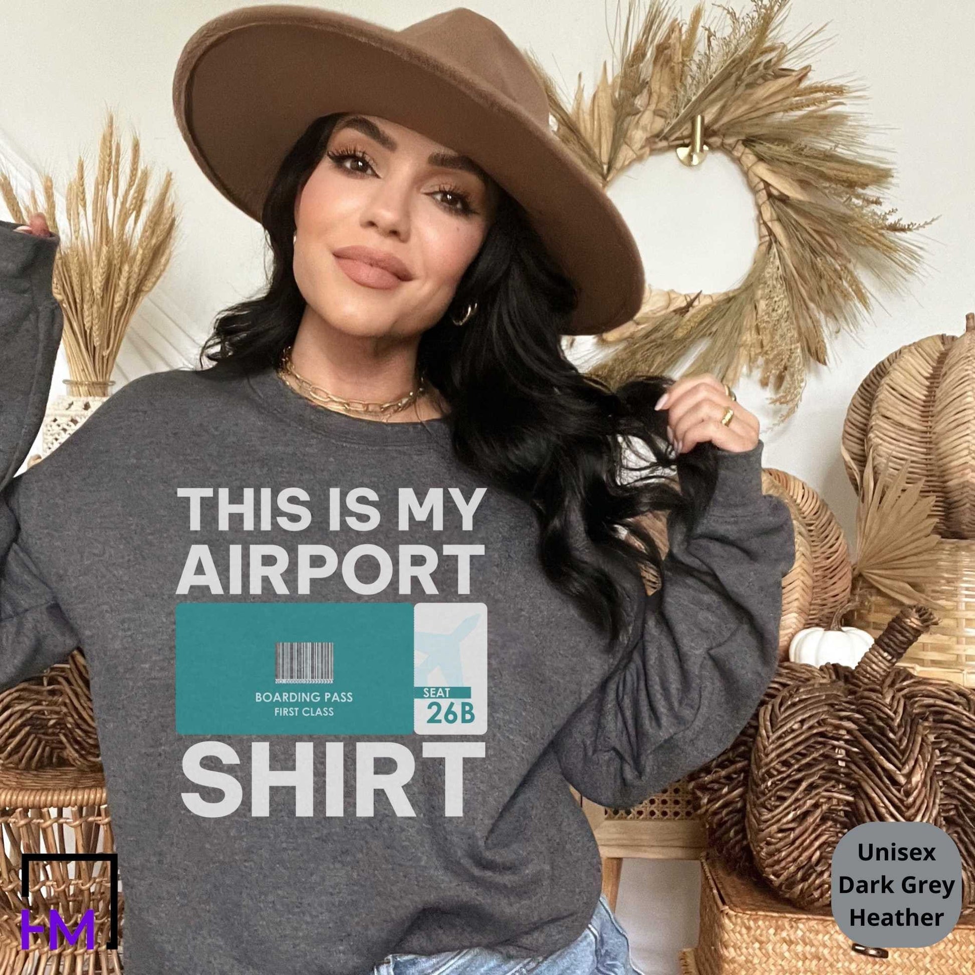 Funny Airport Shirt | Pilots, Flight Attendants, Frequent Fliers, Vacationers, Girls Sisters Trip, Mother Daughter Vacation, Besties Reunion HMDesignStudioUS
