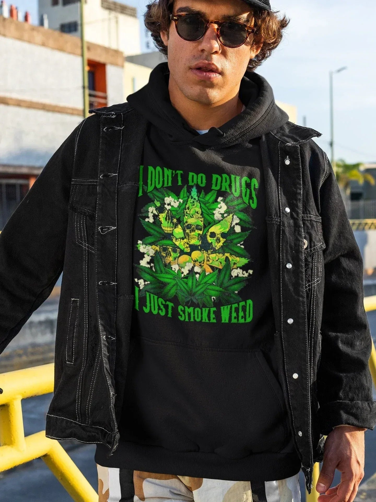 pothead outfits Challenge Stereotypes with I don't do drugs Sarcastic Stoner Shirt