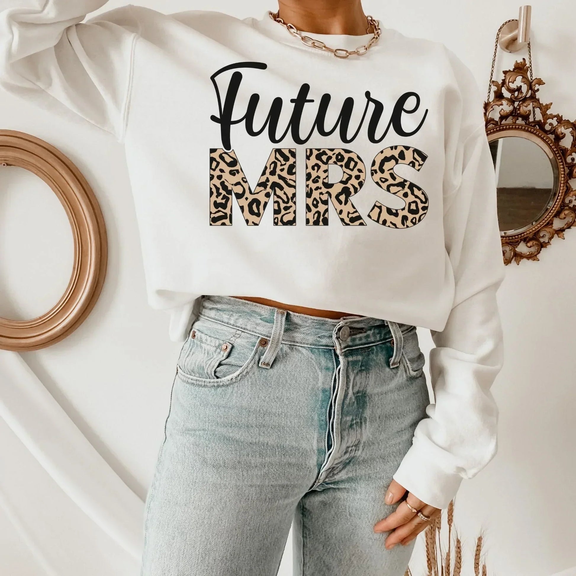 Future Mrs Sweatshirt Wifey Sweater Getting Ready Outfit Team Bride shirt Wife Hoodie Gift for Bride to Be Bride Sweatshirt