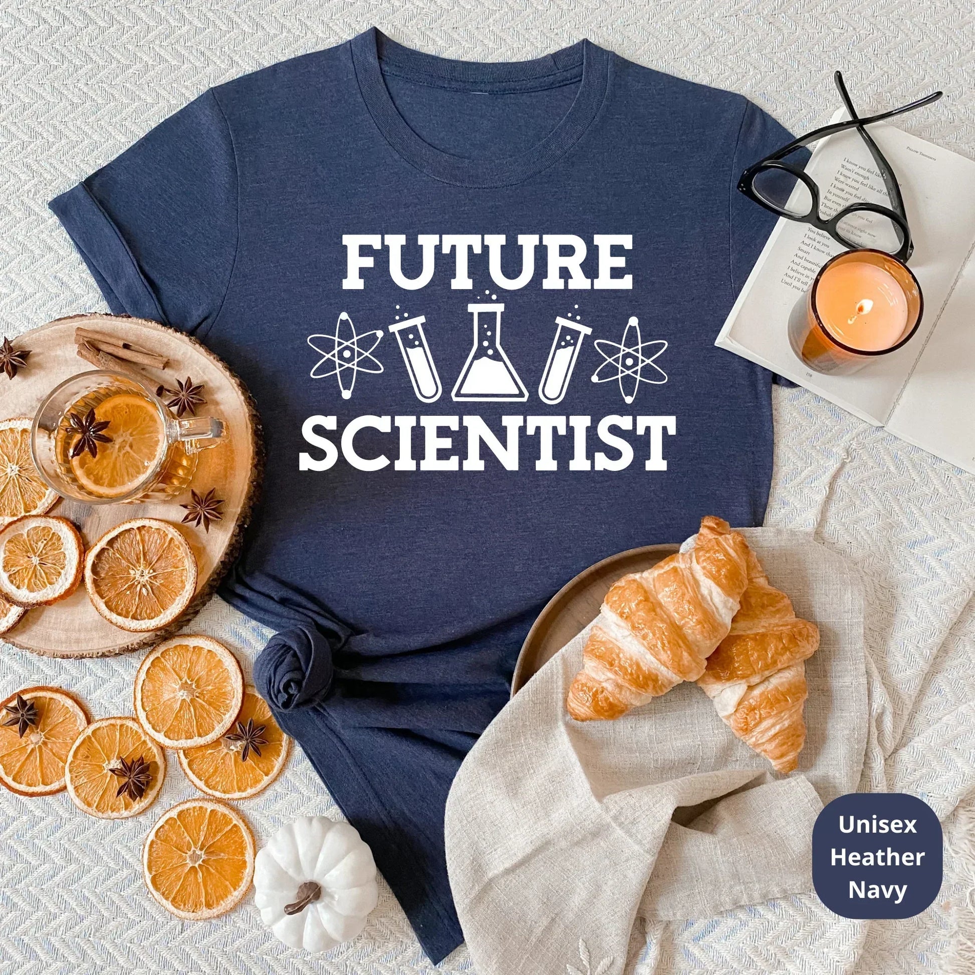 Future Scientist Shirt, Science Teacher Gift, Grad Student T-Shirt, Graduation Party Gift for Professor, Elements Sweatshirt, Chemistry Tee HMDesignStudioUS