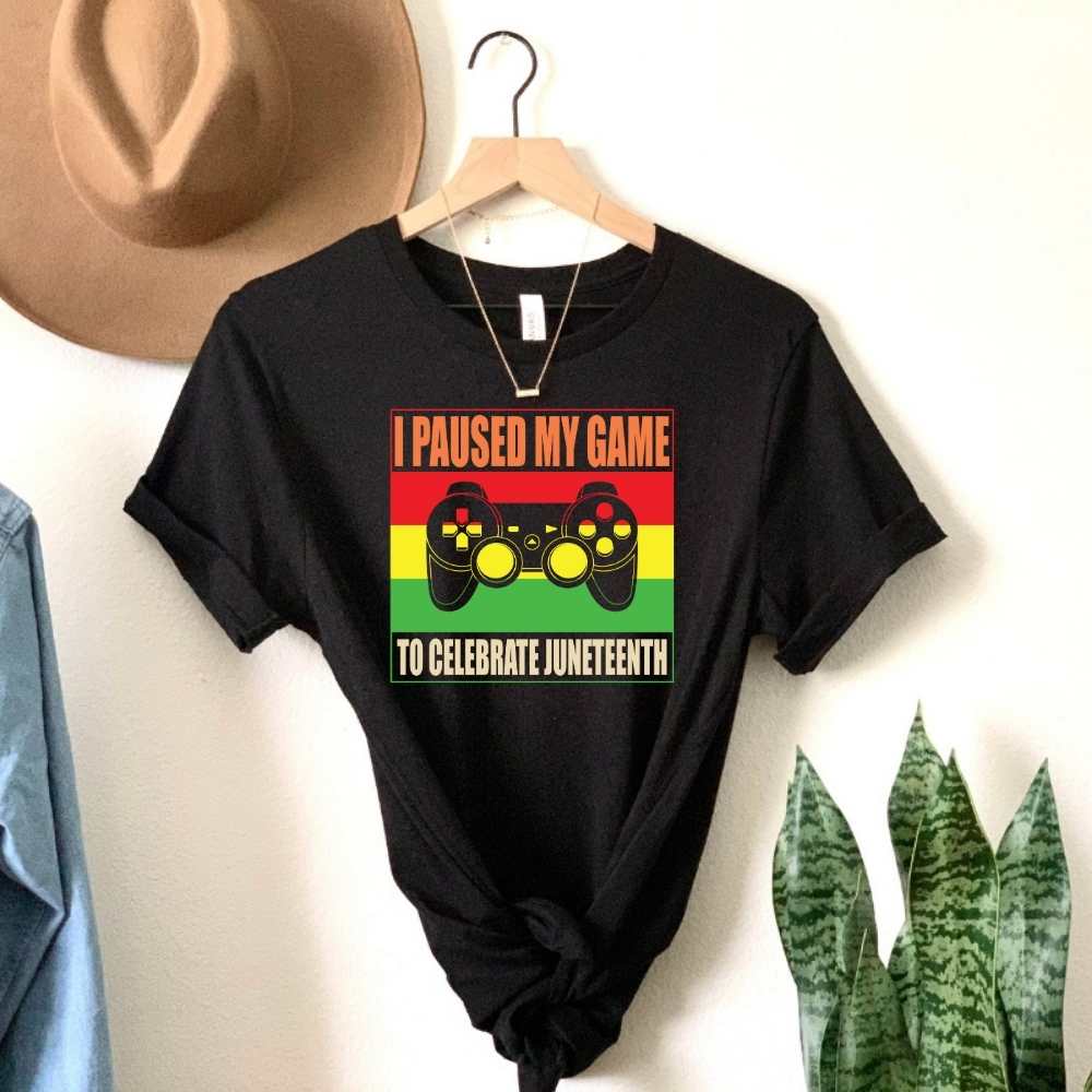 Gamer Juneteenth Shirt