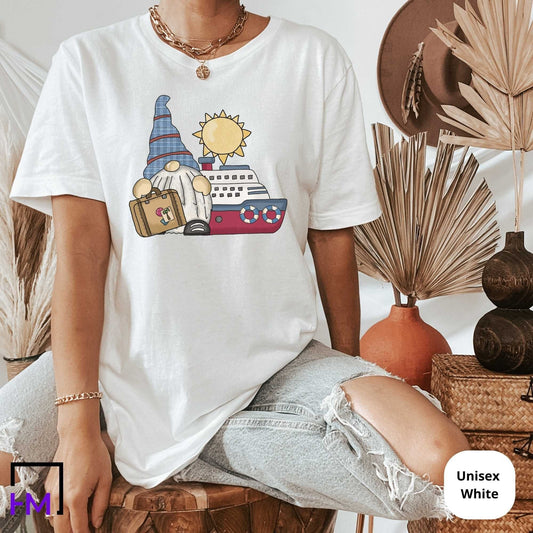Gnome Cruise Shirts for Girls Trip HMDesignStudioUS