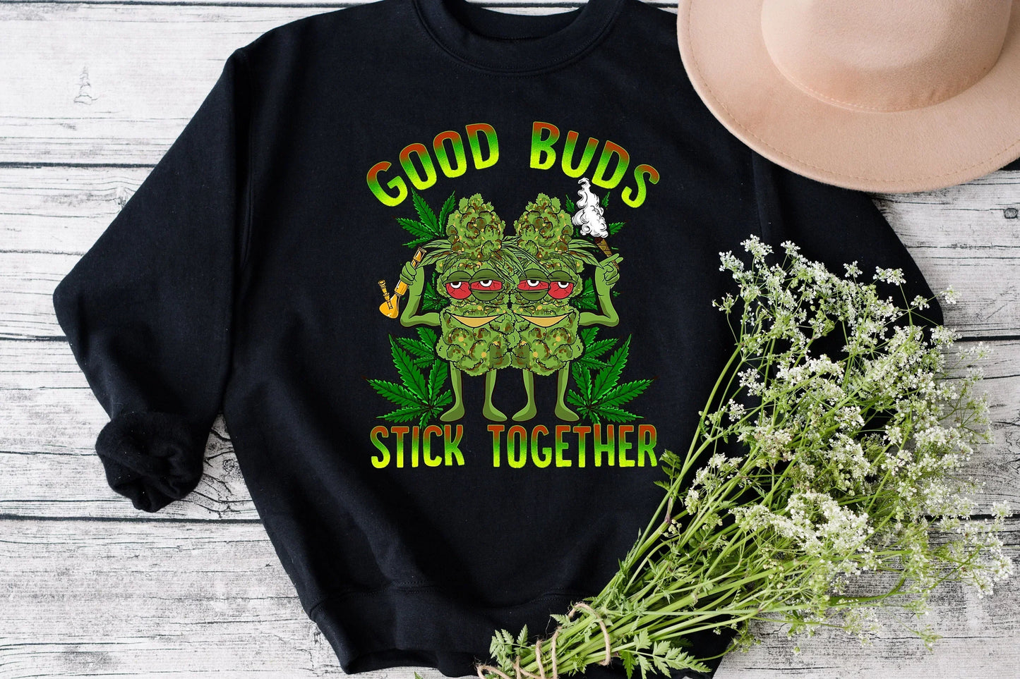 Good Buds Stick Together, Stoner Friends Shirt HMDesignStudioUS